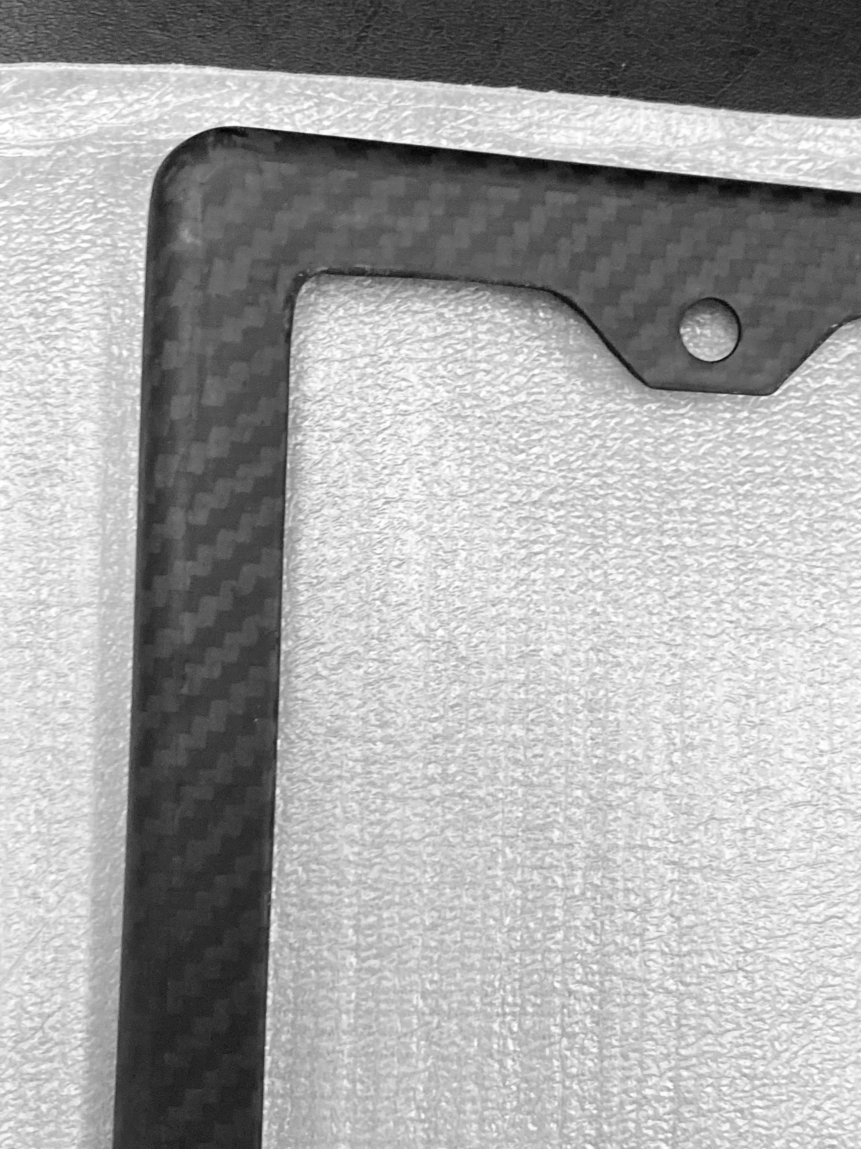 License Plate Frame - Real Molded Carbon Fiber - Image 3