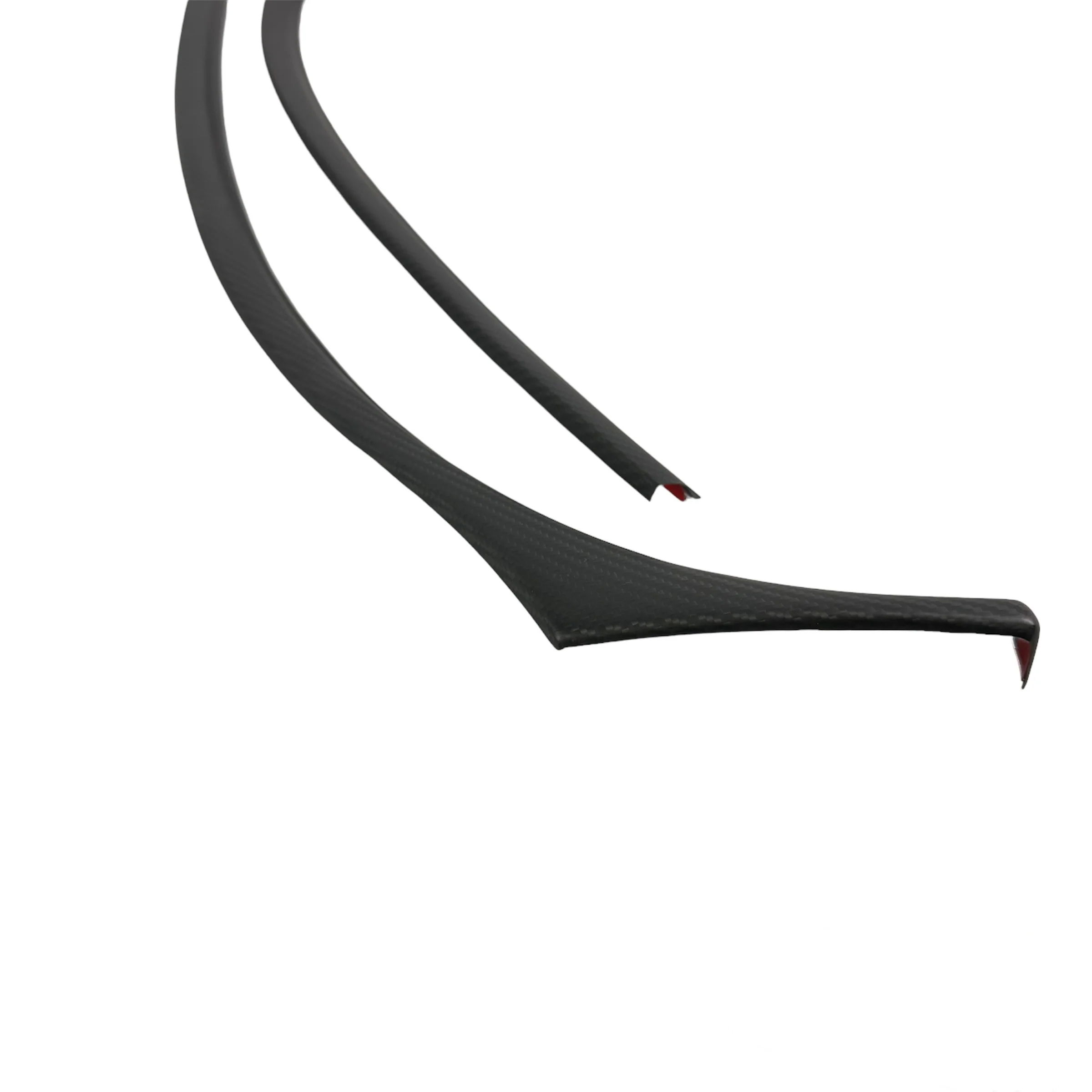 Model 3 & Y* Upper Dashboard Overlay (2 Pieces) - Real Dry Molded Carbon Fiber - Image 4