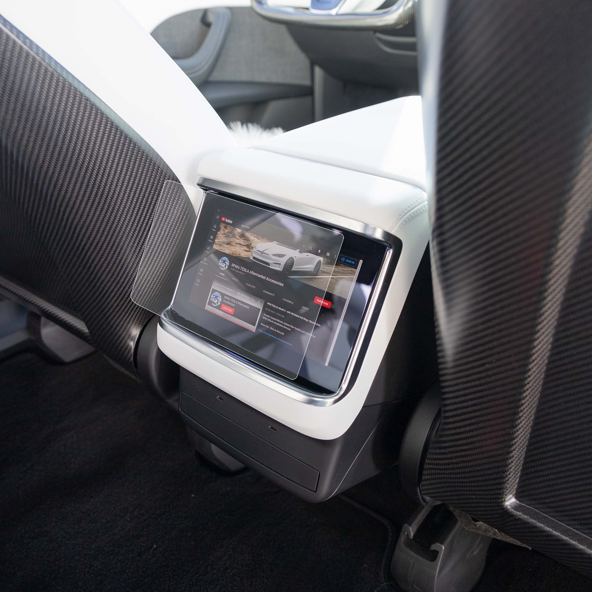 2021+ | Model S & X 9H Glass Screen Protector Kit (2 Pieces - Front & Rear Displays) - Image 8