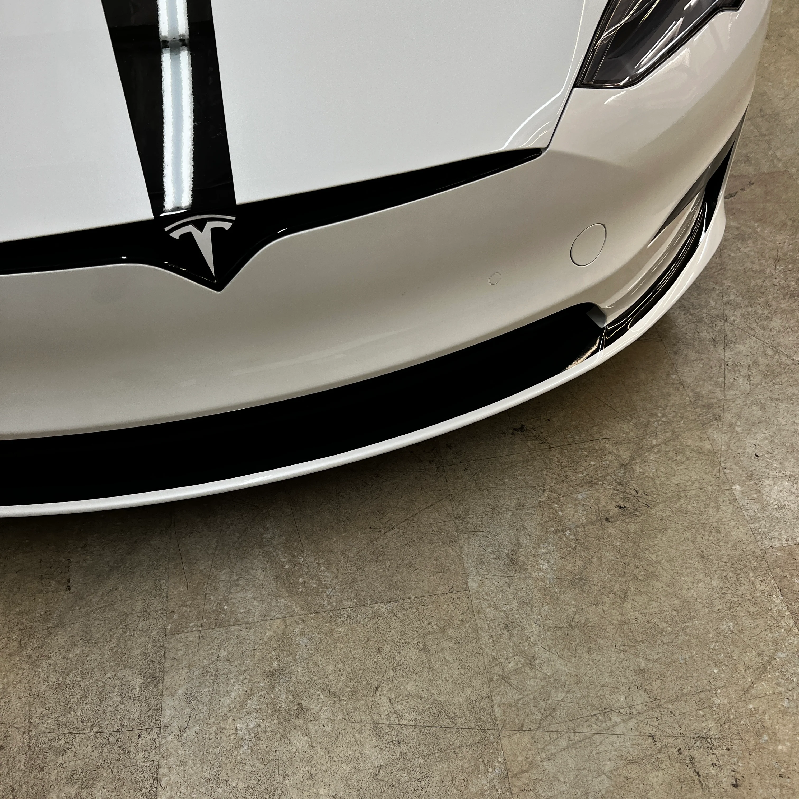 2021+ | Model S Front Bumper Apron - 3M Vinyl Applique - Image 5