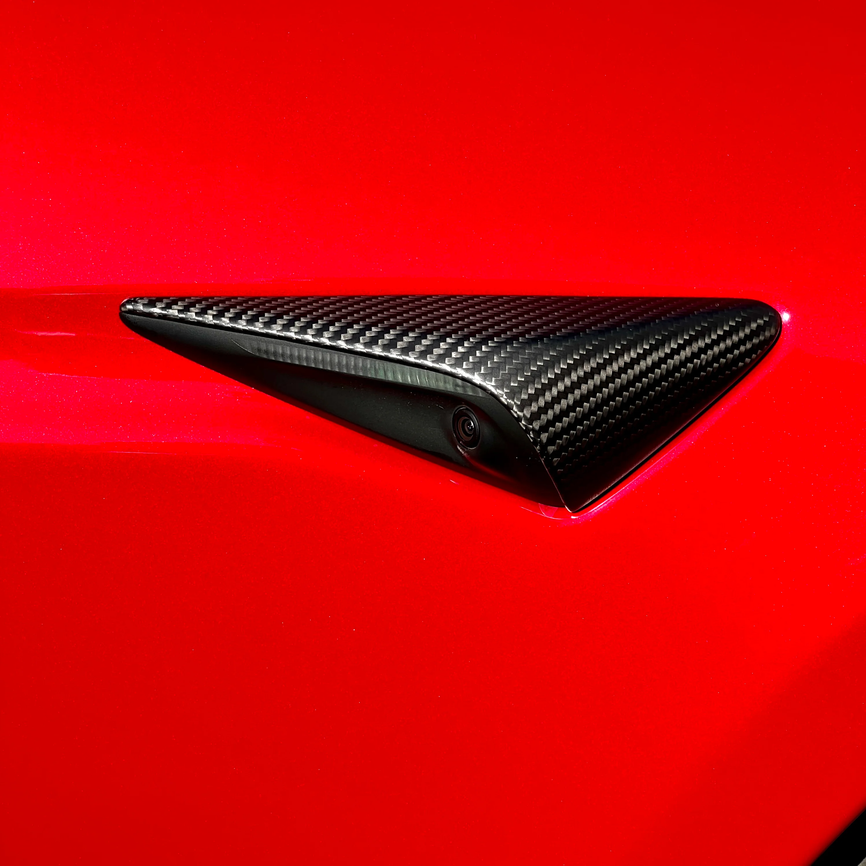 2021-2022 | Model S Top Half Style Turn Signal Overlays (1 Pair) - Fits Hardware 3.0 - Real Dry Molded Carbon Fiber - Image 18