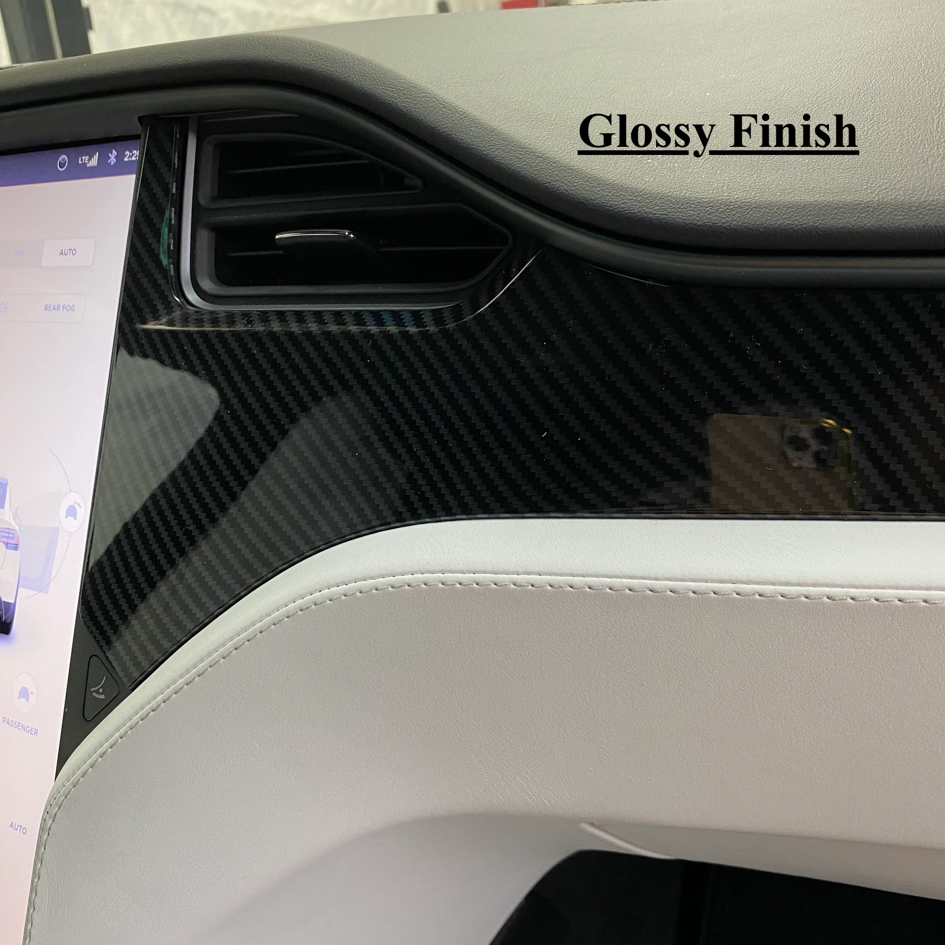 2012-2021 | Model S & X Dashboard & Center Console Upgrade Kit (7 Pieces) - Hydro Carbon Fiber Coated - Image 10