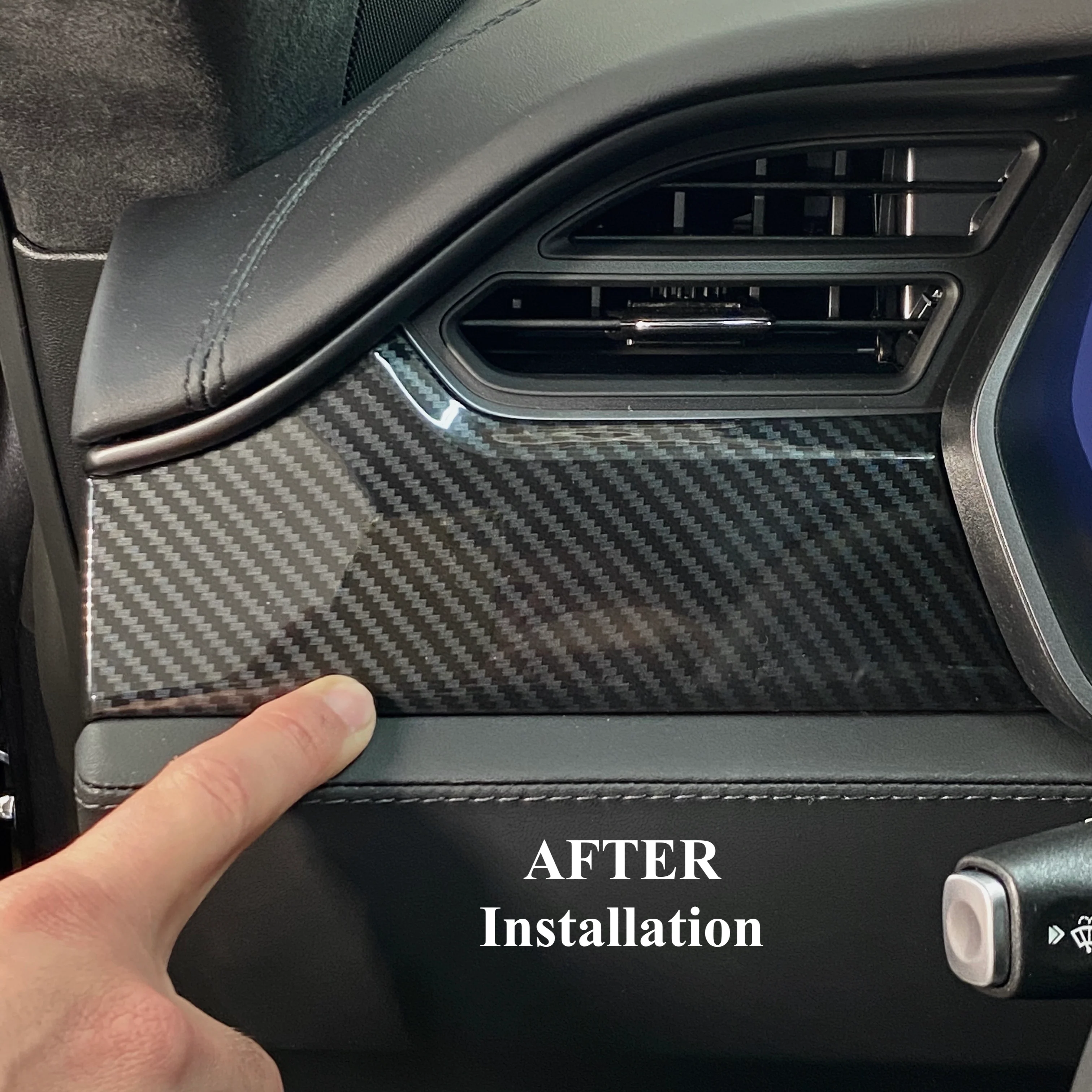 2012-2021 | Model S & X Dashboard & Center Console Upgrade Kit (7 Pieces) - Hydro Carbon Fiber Coated - Image 6