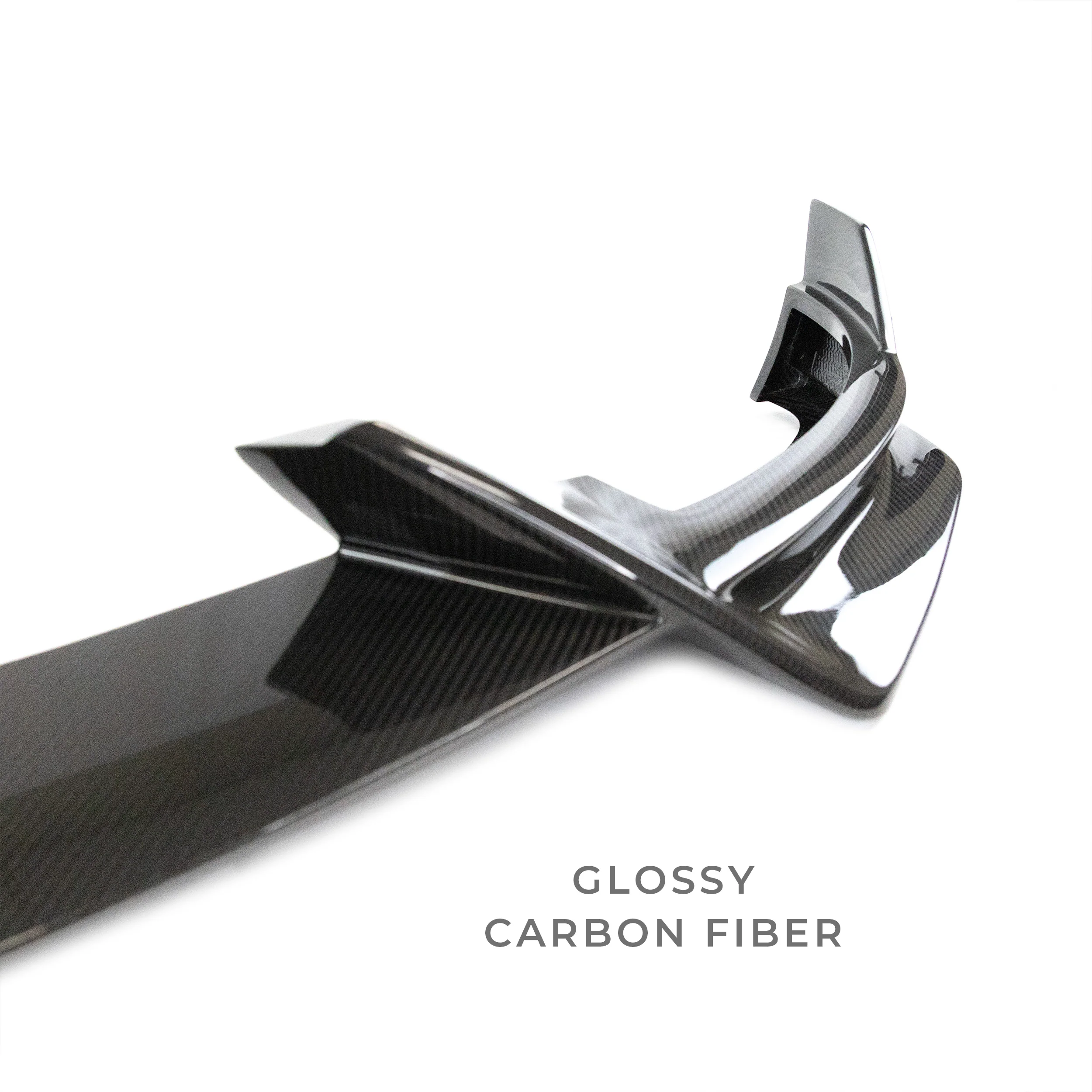 2020-2025 | Model Y Colossal Front Lip Overlay Spoiler - Real Dry Molded Carbon Fiber - Image 4