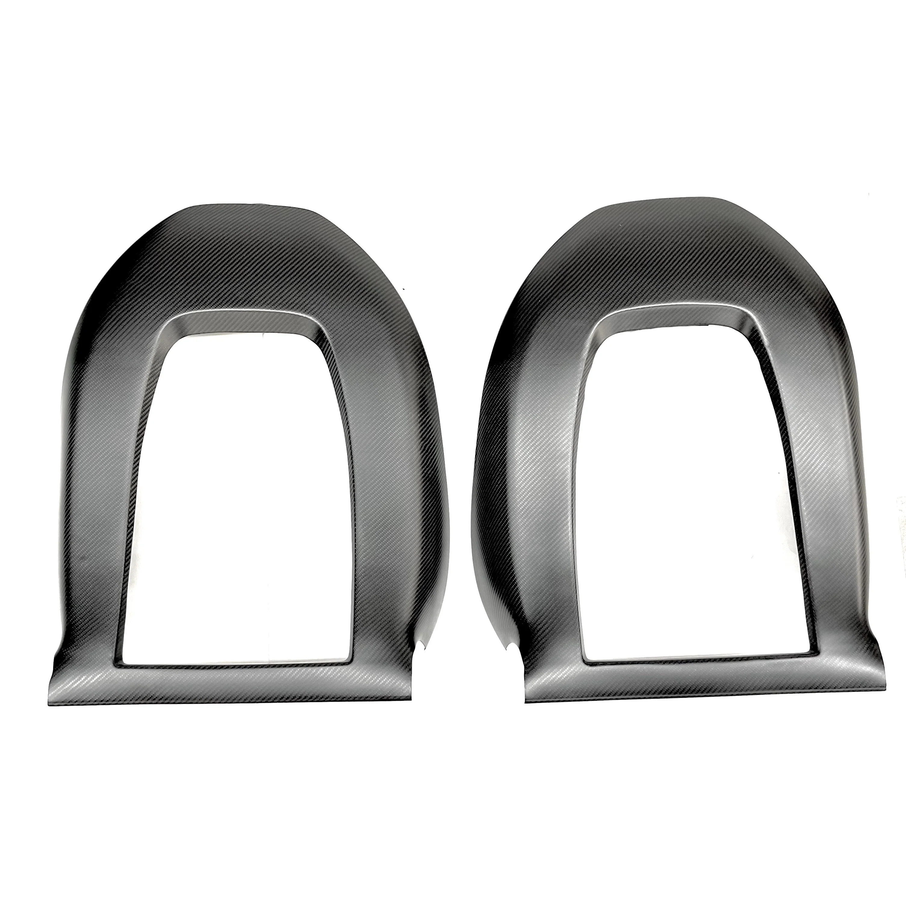 Model 3 & Y Seat Back Overlays (1 Pair) - Real Molded Carbon Fiber - Image 4