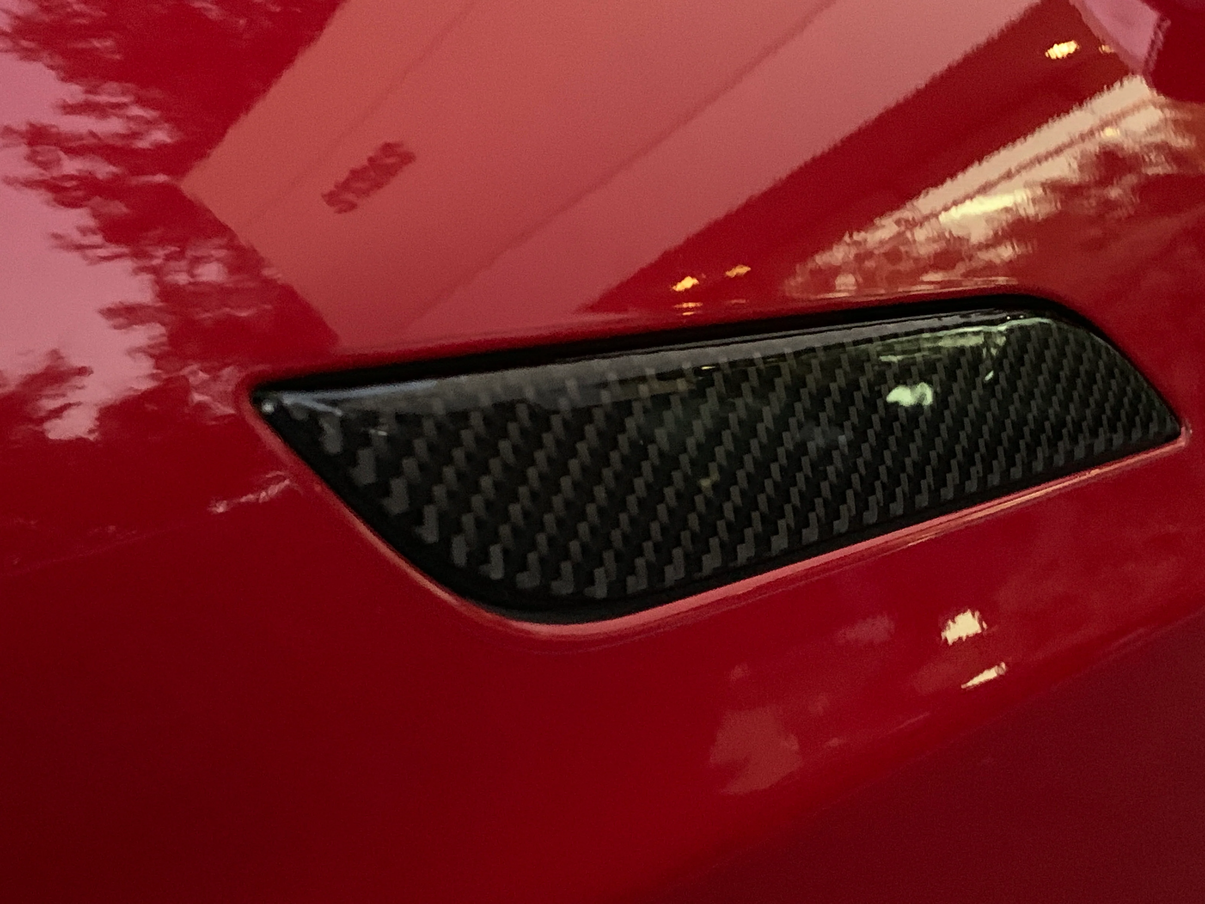 Model S Door Handle Overlay (Set of 4) - Flexible Urethane Carbon Fiber - Image 5