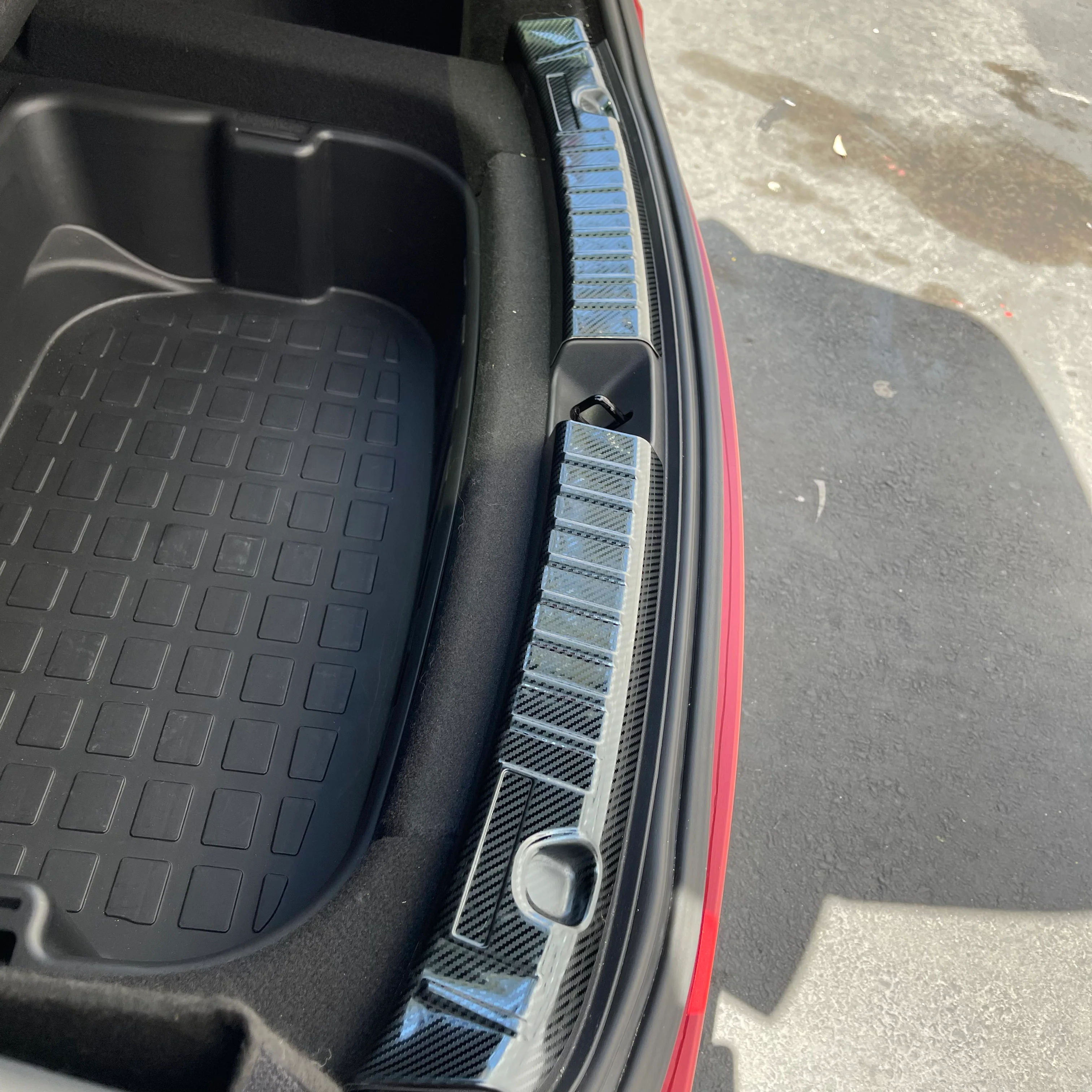 2020-2025 | Model Y Trunk Sill Plate Cover - Stainless Steel - Image 4