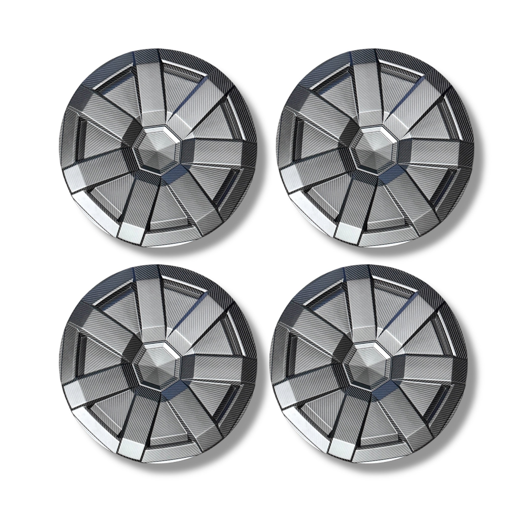 Cybertruck All-Season Core Wheel Cap Replacement - Real Dry Molded Carbon Fiber - Image 4