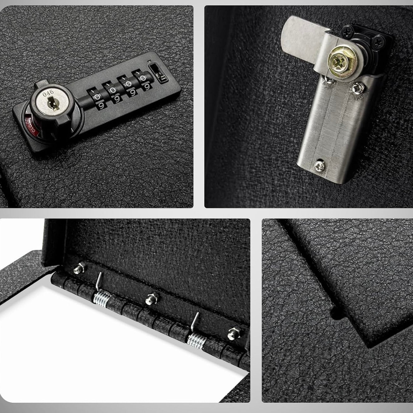 Cybertruck Center Console Dual Locking Safe - Key Locking and Combination - Image 10