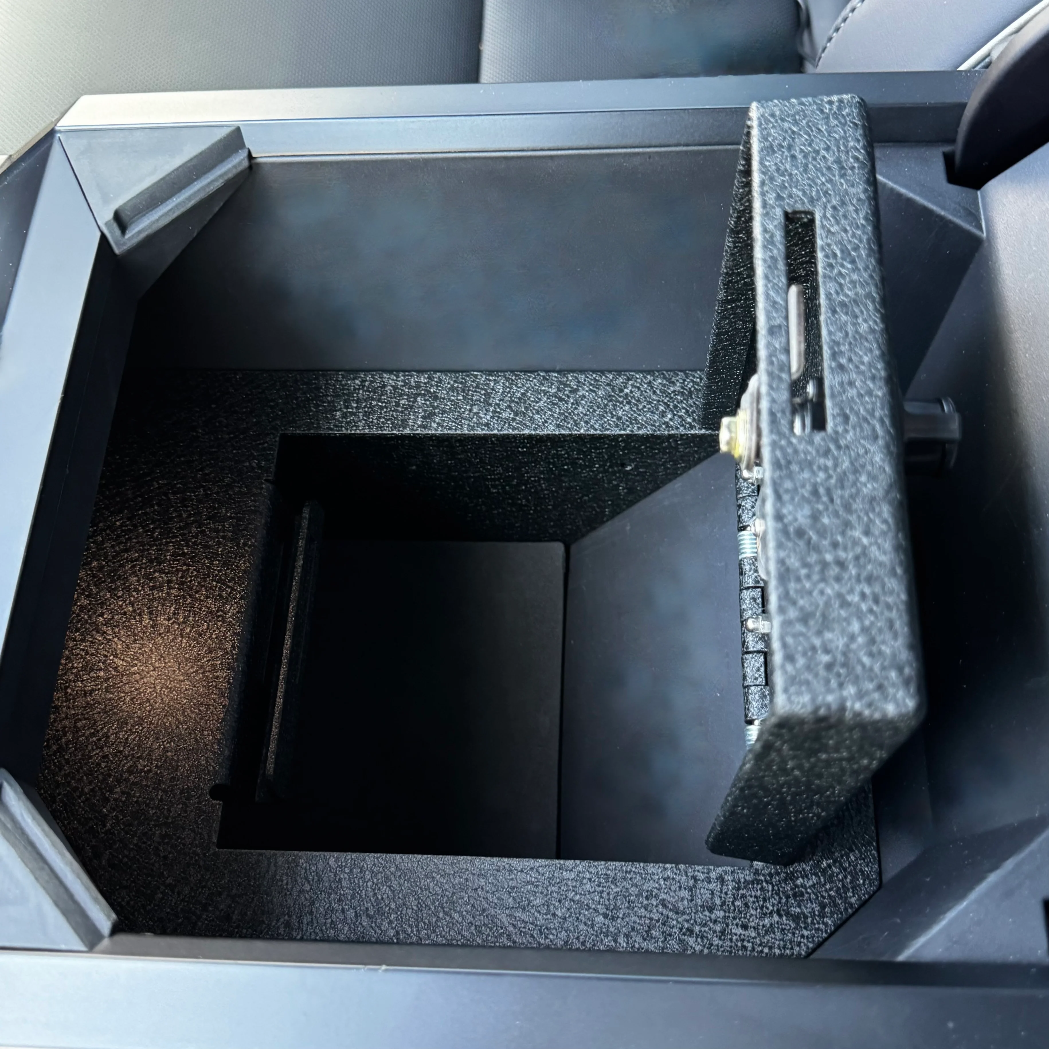 Cybertruck Center Console Dual Locking Safe - Key Locking and Combination - Image 5