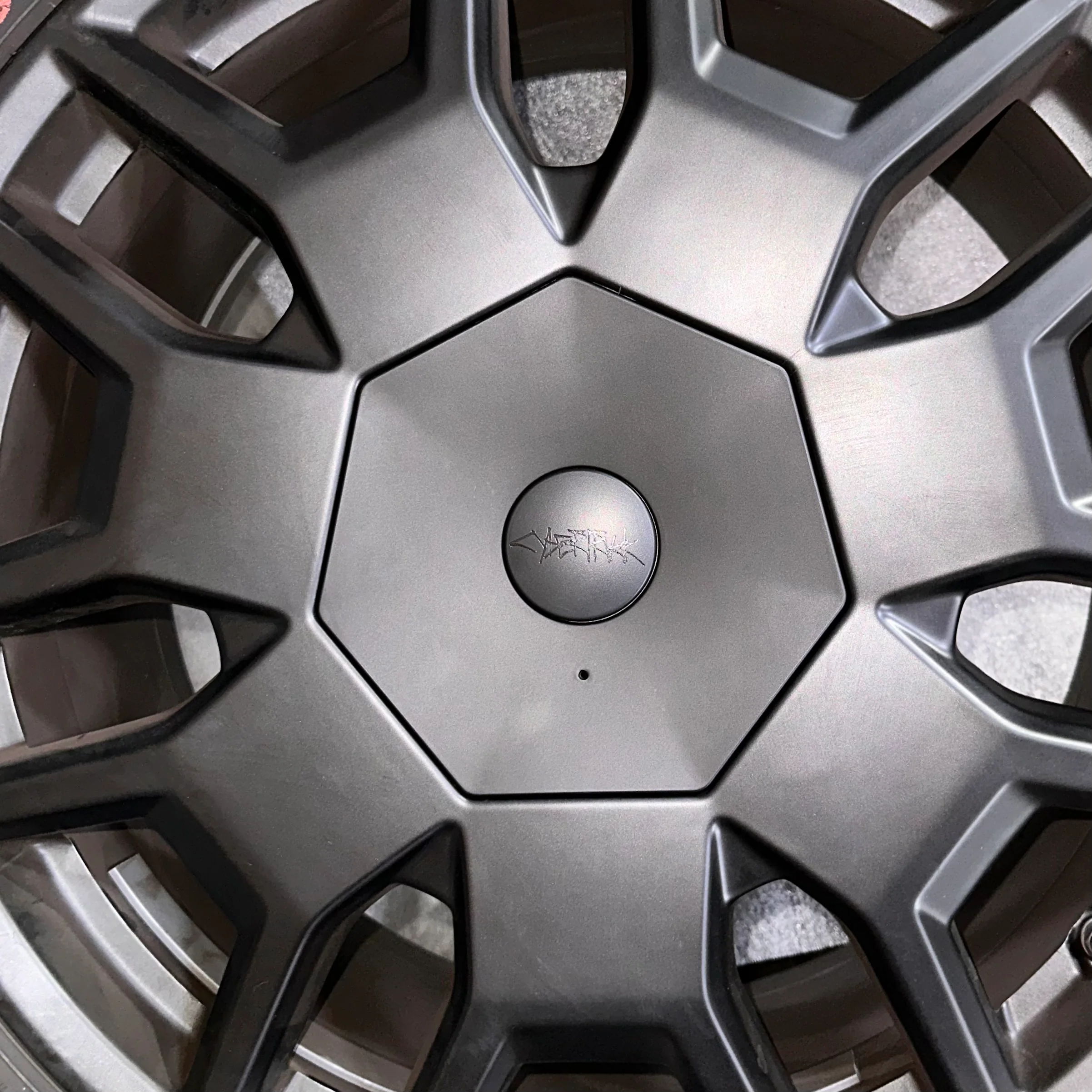 Cybertruck Center Cap Cover - Laser Engraved (Set of 4) - Image 4