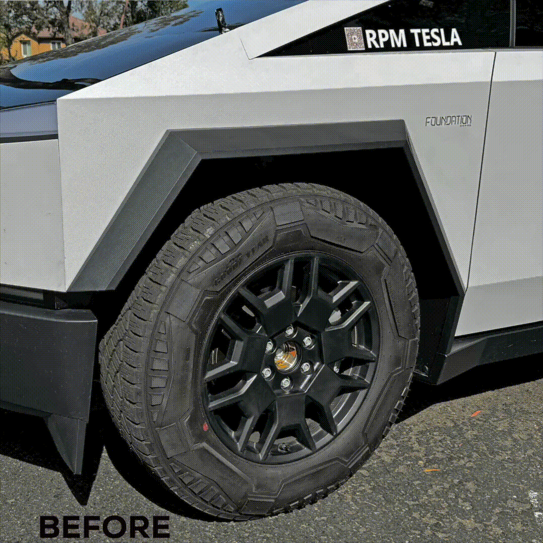 Cybertruck Heptagon Center Wheel Caps & Lug Nut Covers (Set of 4) - Version 1.0 - Image 12