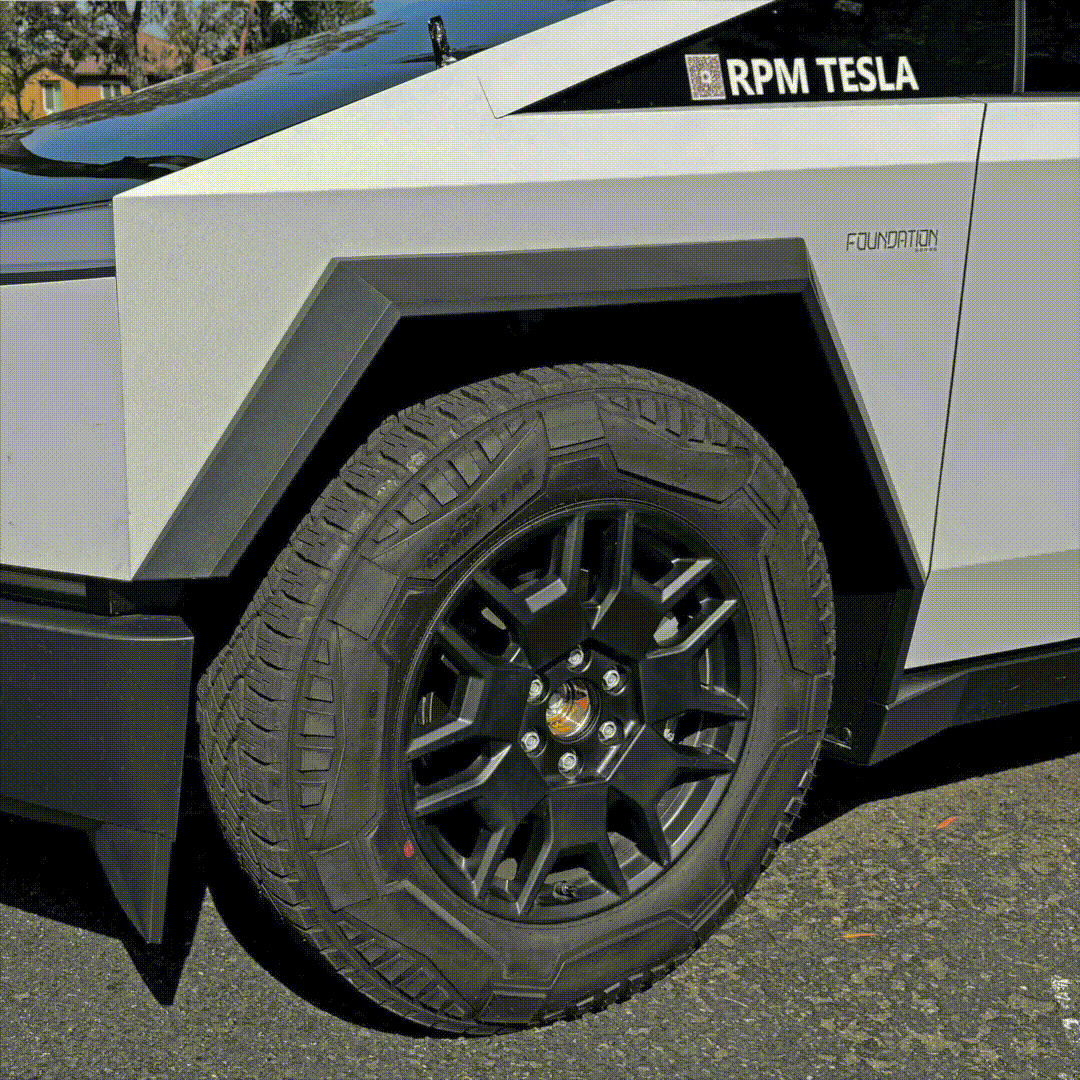 Cybertruck Heptagon Center Wheel Caps & Lug Nut Covers (Set of 4) - Version 1.0 - Image 9