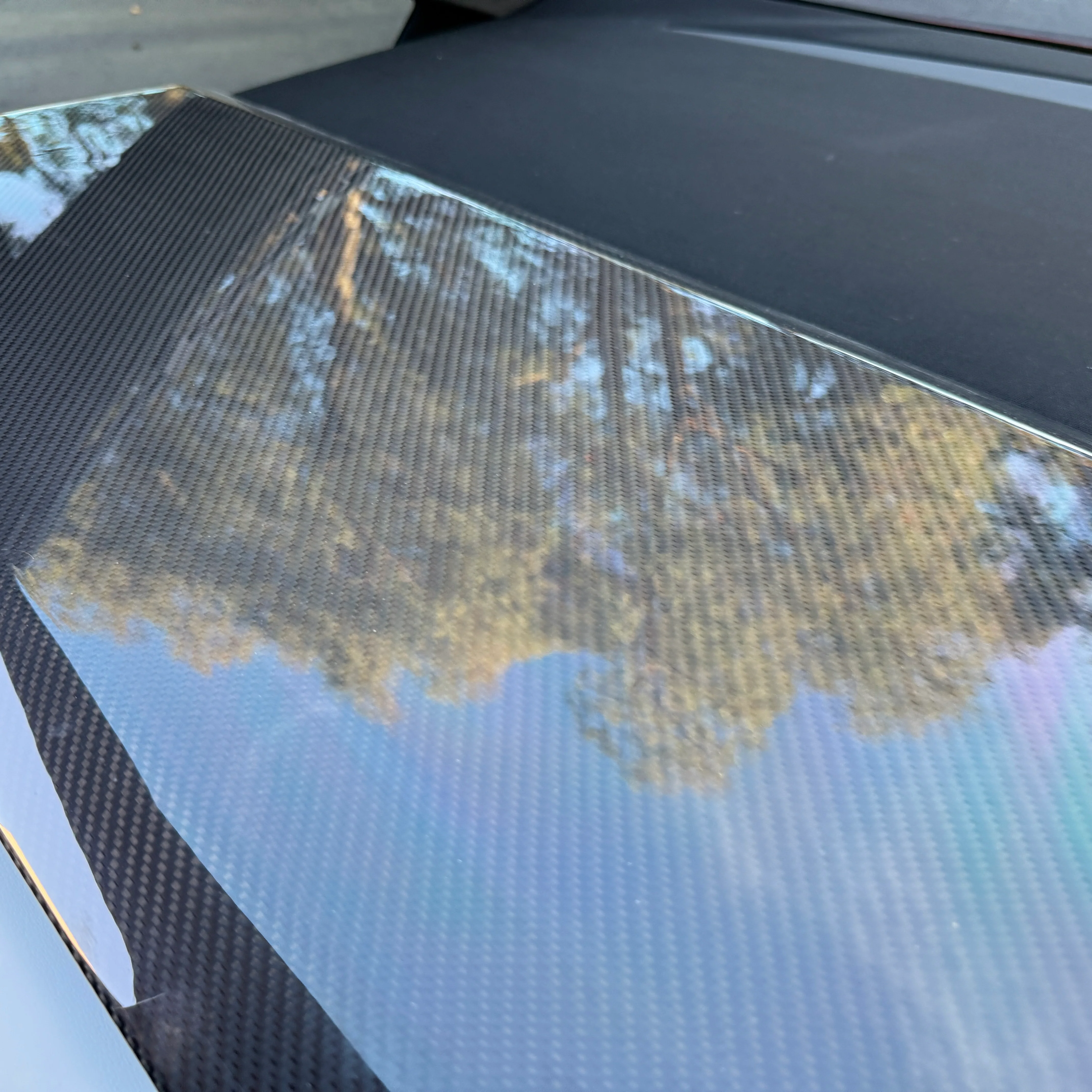 Cybertruck Top Upper Dashboard Overlay - Real Dry Molded Carbon Fiber - Image 12