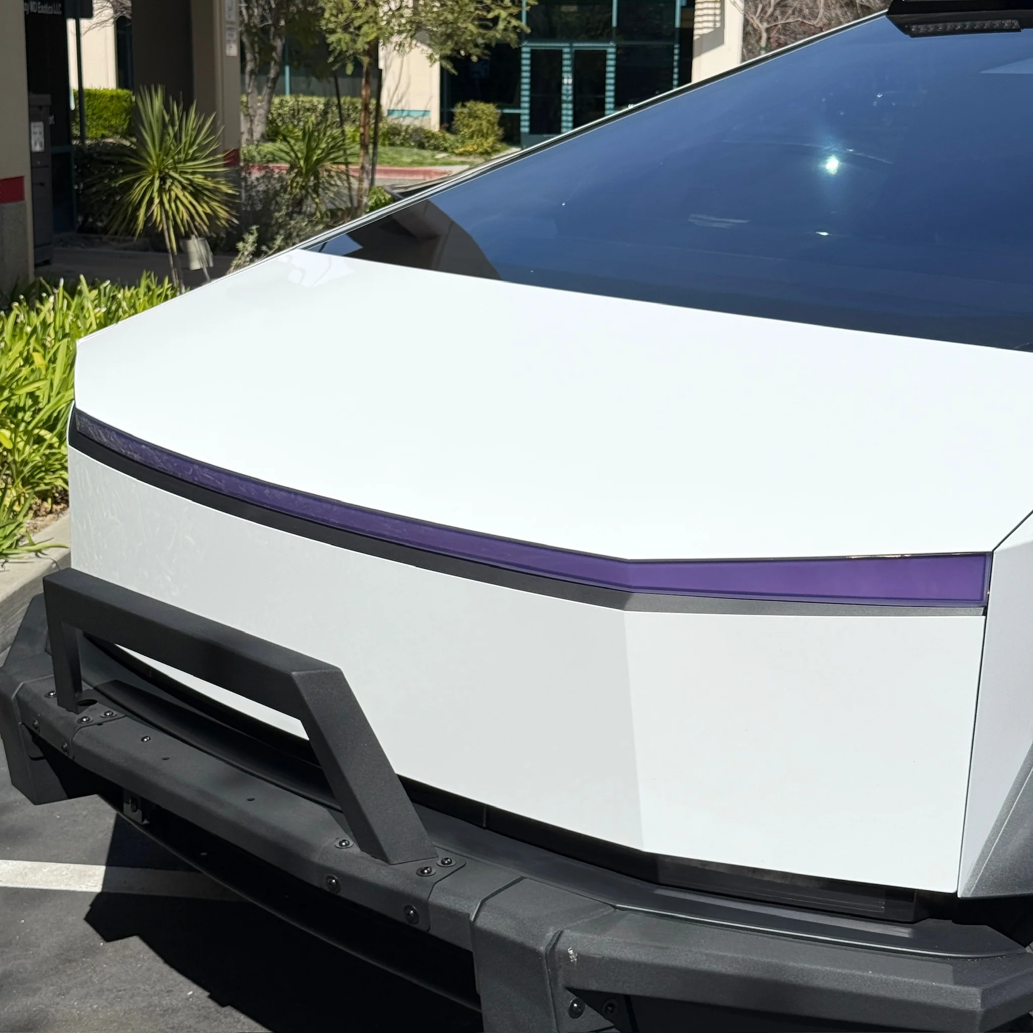 Cybertruck Front Lightbar & Headlight Protection Film (3 Piece) - Clear, Smoked, or Colored - Image 9