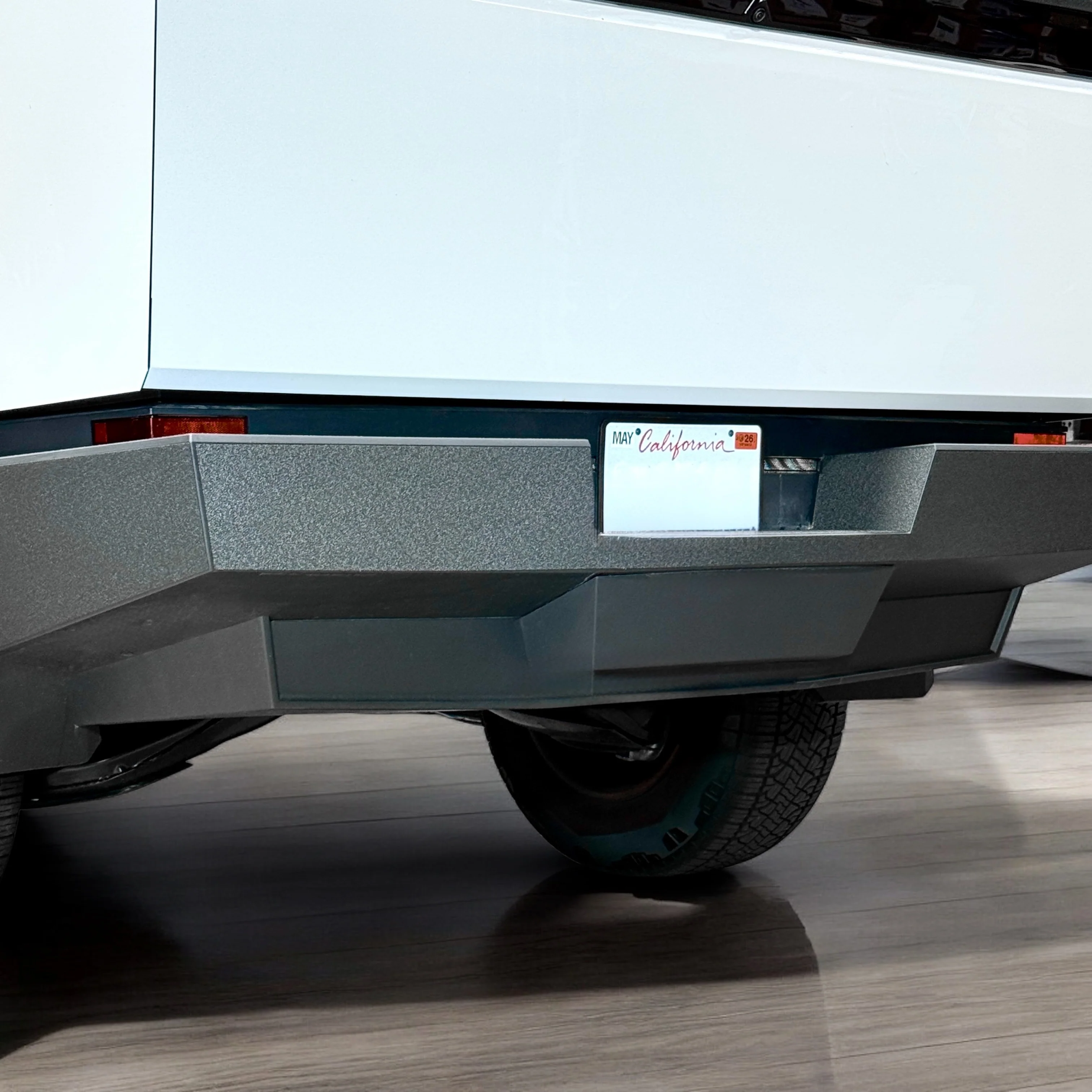 Cybertruck Rear Bumper Kit Textured Vinyl Armor (8 Pieces) Spray-On Bed Liner Look - Image 3