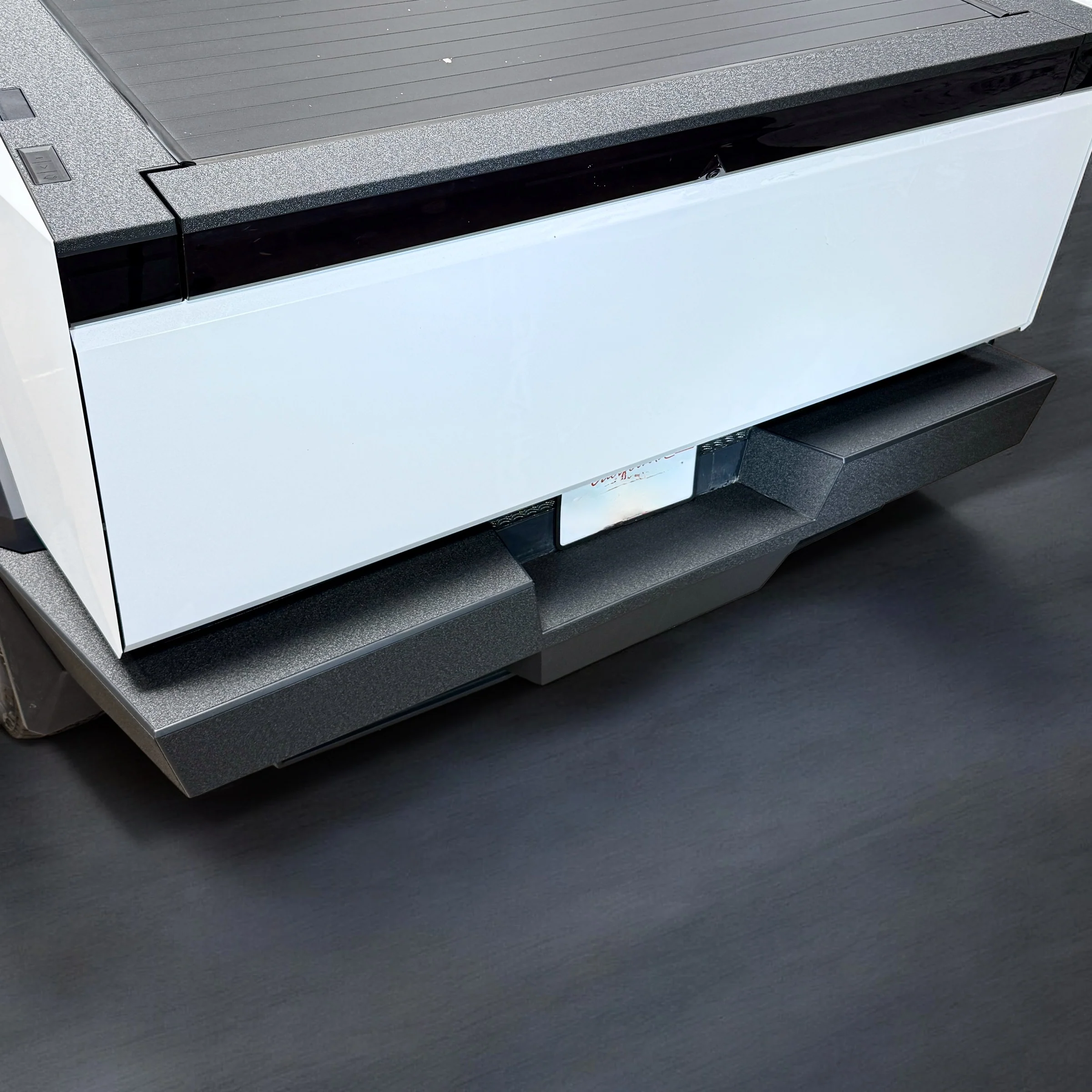 Cybertruck Rear Bumper Kit Textured Vinyl Armor (8 Pieces) Spray-On Bed Liner Look - Image 5