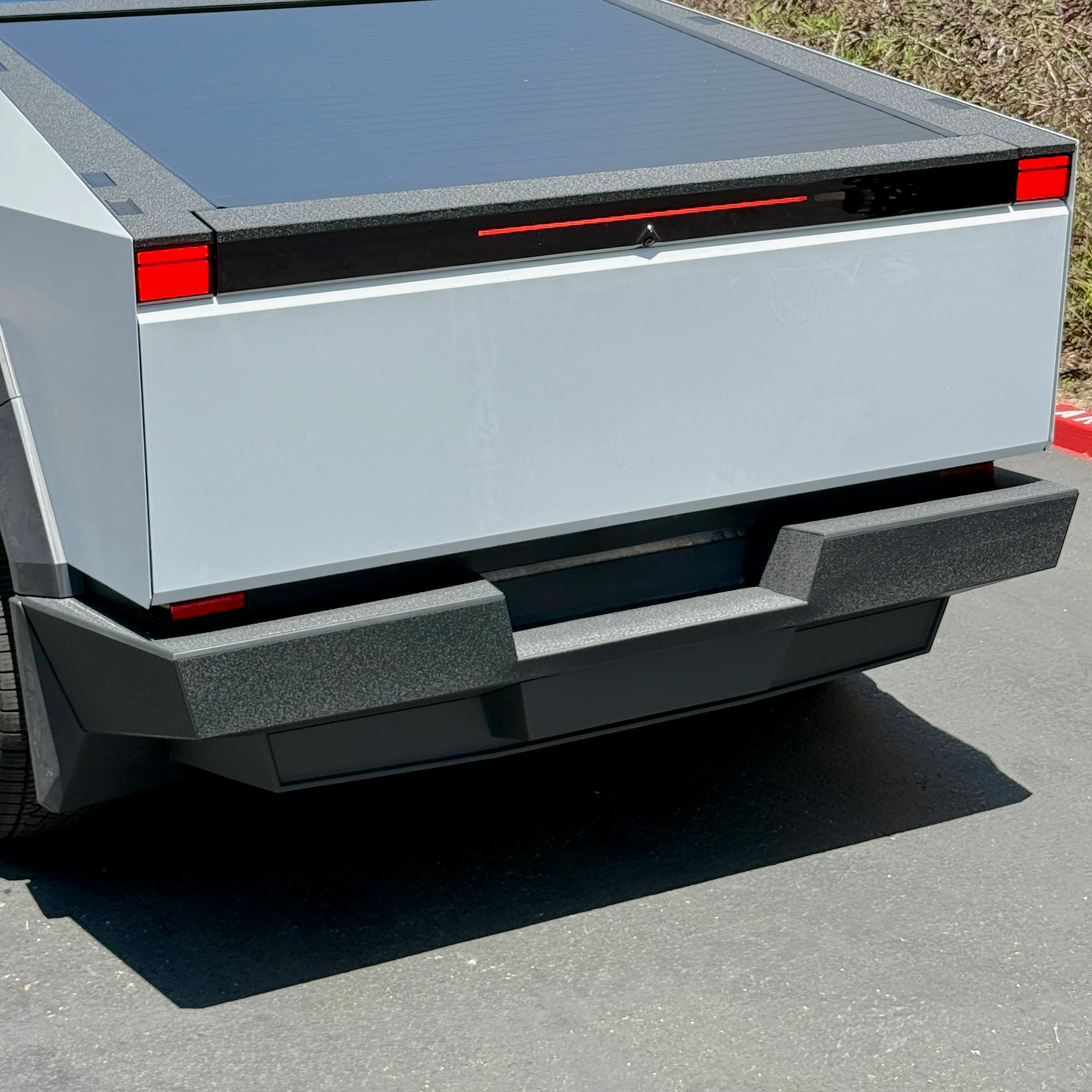 Cybertruck Rear Bumper Kit Textured Vinyl Armor (8 Pieces) Spray-On Bed Liner Look - Image 6