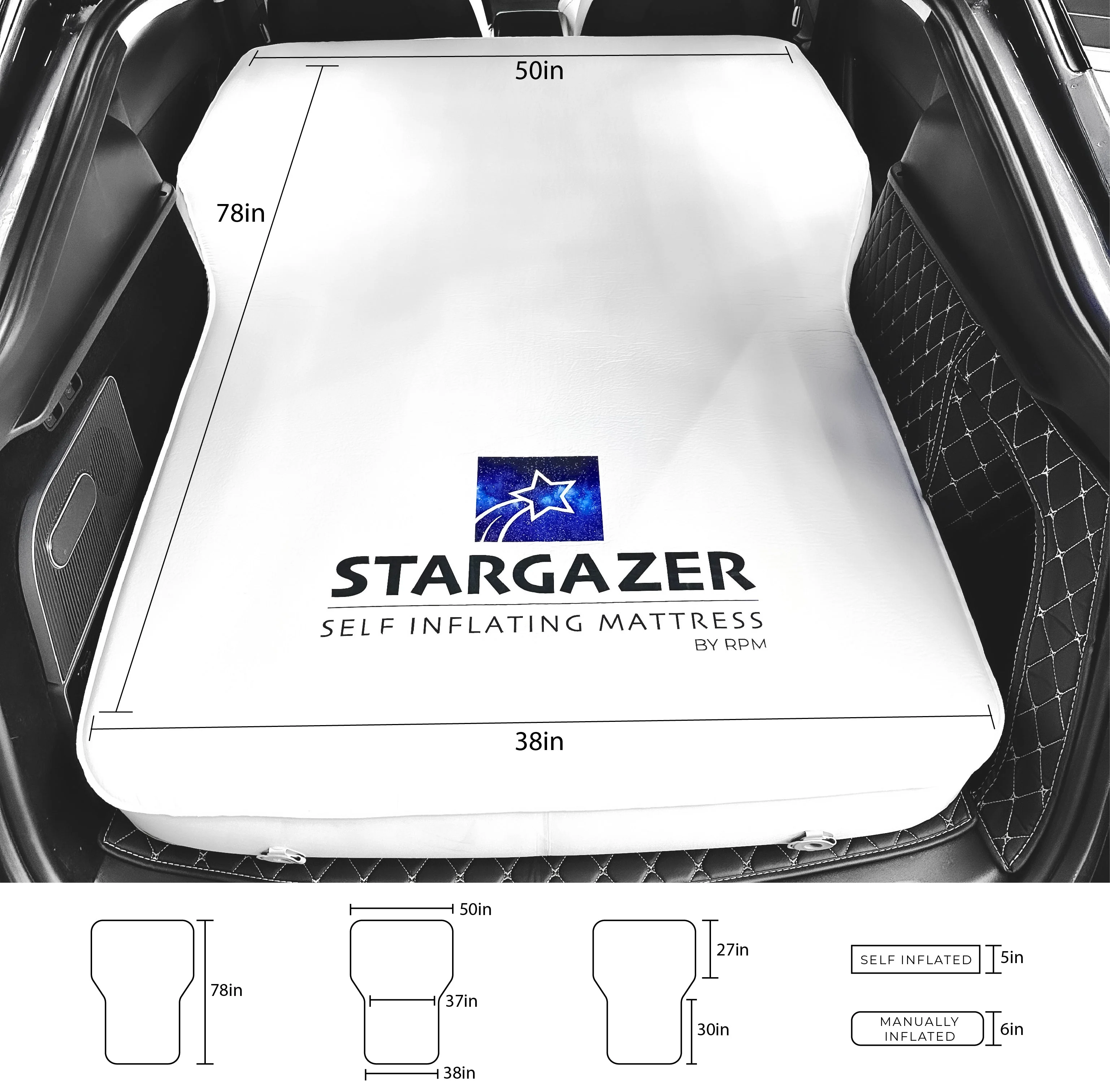 Cybertruck Stargazer Self-Inflating Memory Foam Mattress,  Pump & Bag.  Free USA Ground Shipping - Image 12