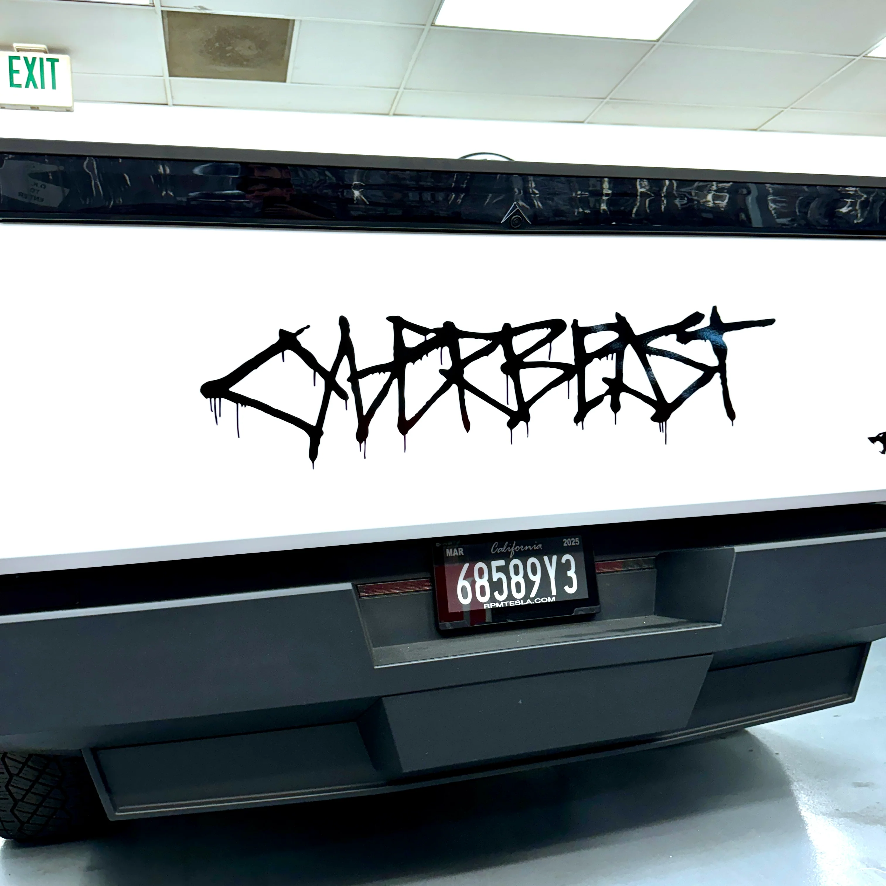 Cybertruck / Cyberbeast Tailgate Vinyl Logo Decal - Variety* - Image 14