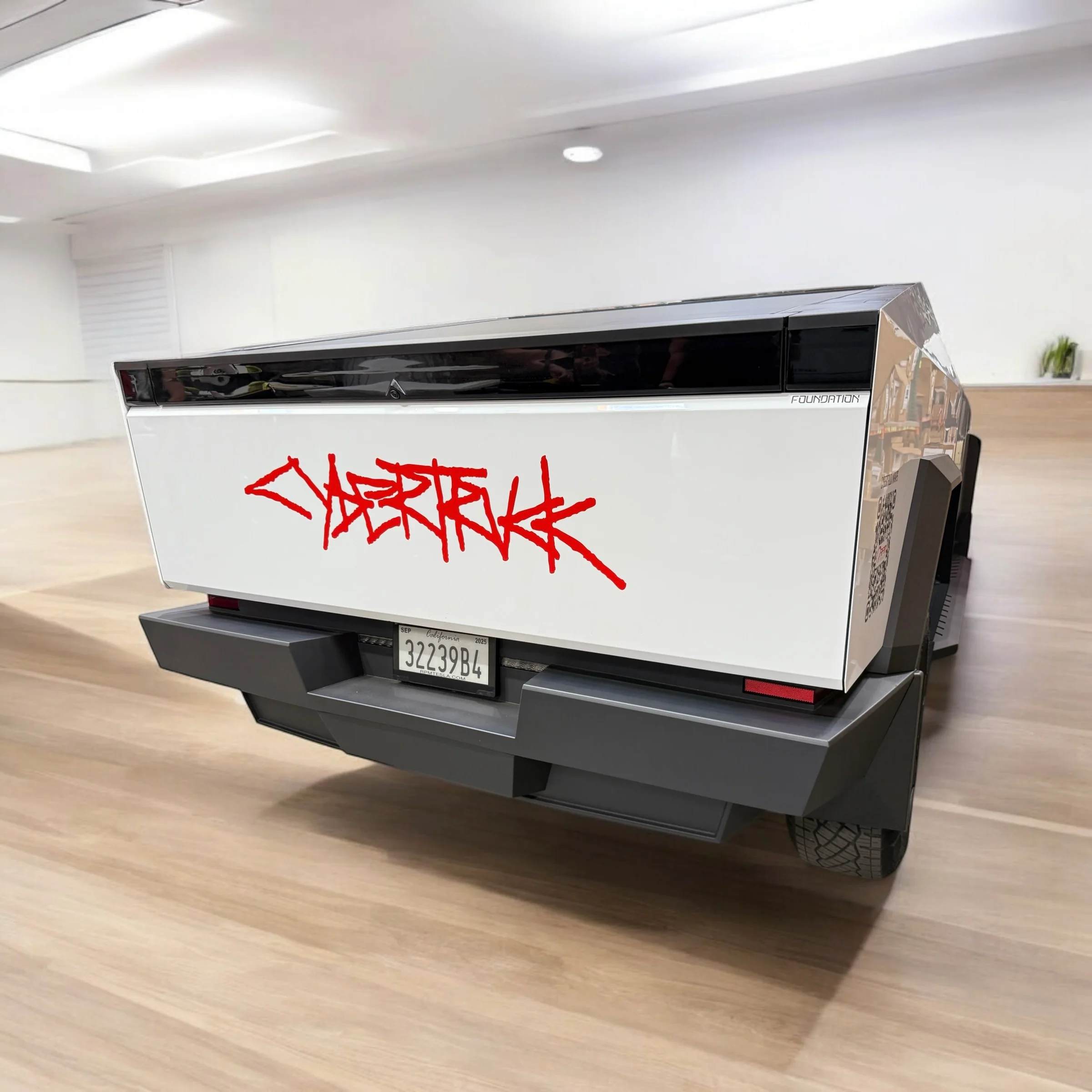 Cybertruck / Cyberbeast Tailgate Vinyl Logo Decal - Variety* - Image 3