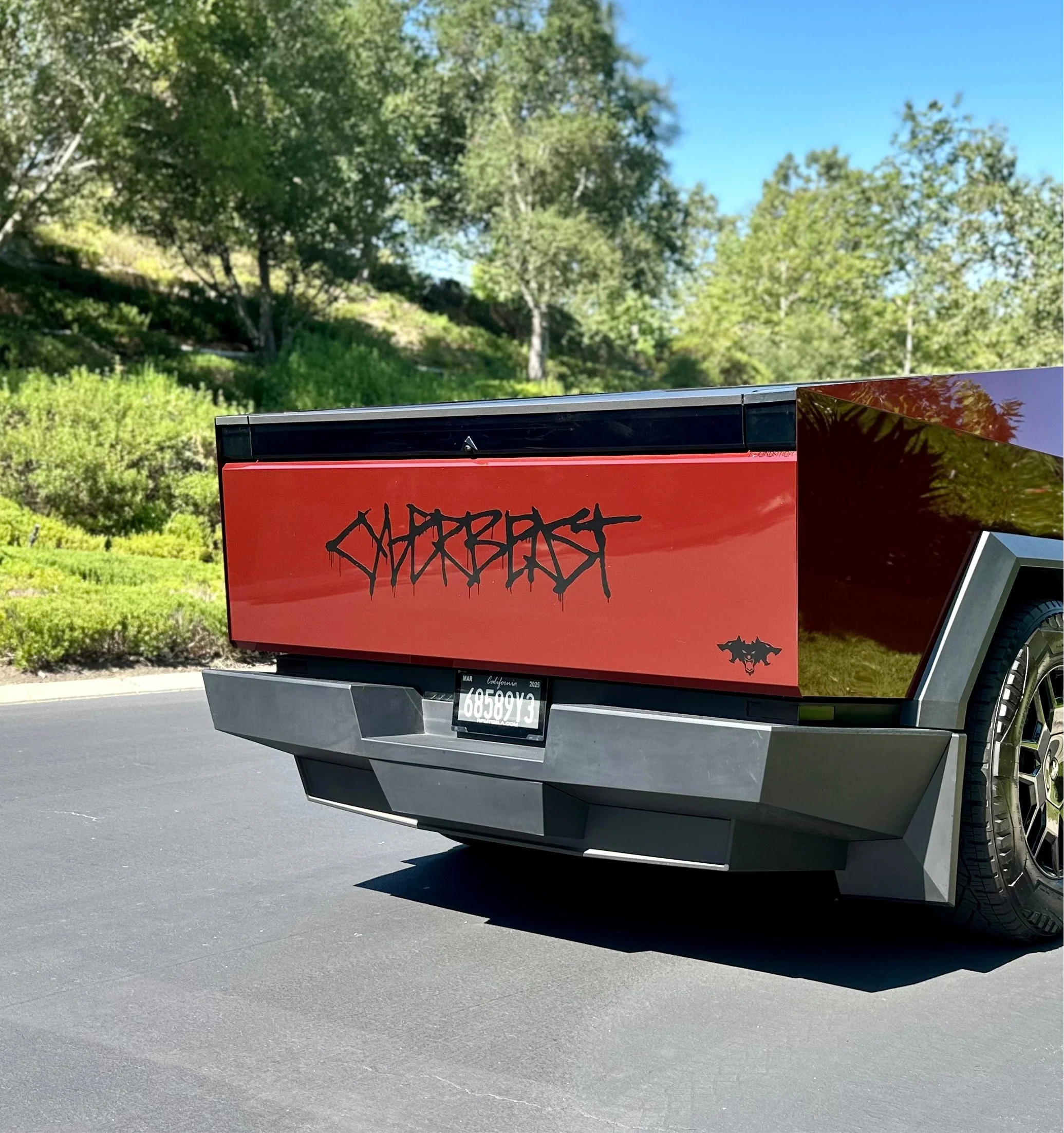 Cybertruck / Cyberbeast Tailgate Vinyl Logo Decal - Variety* - Image 6