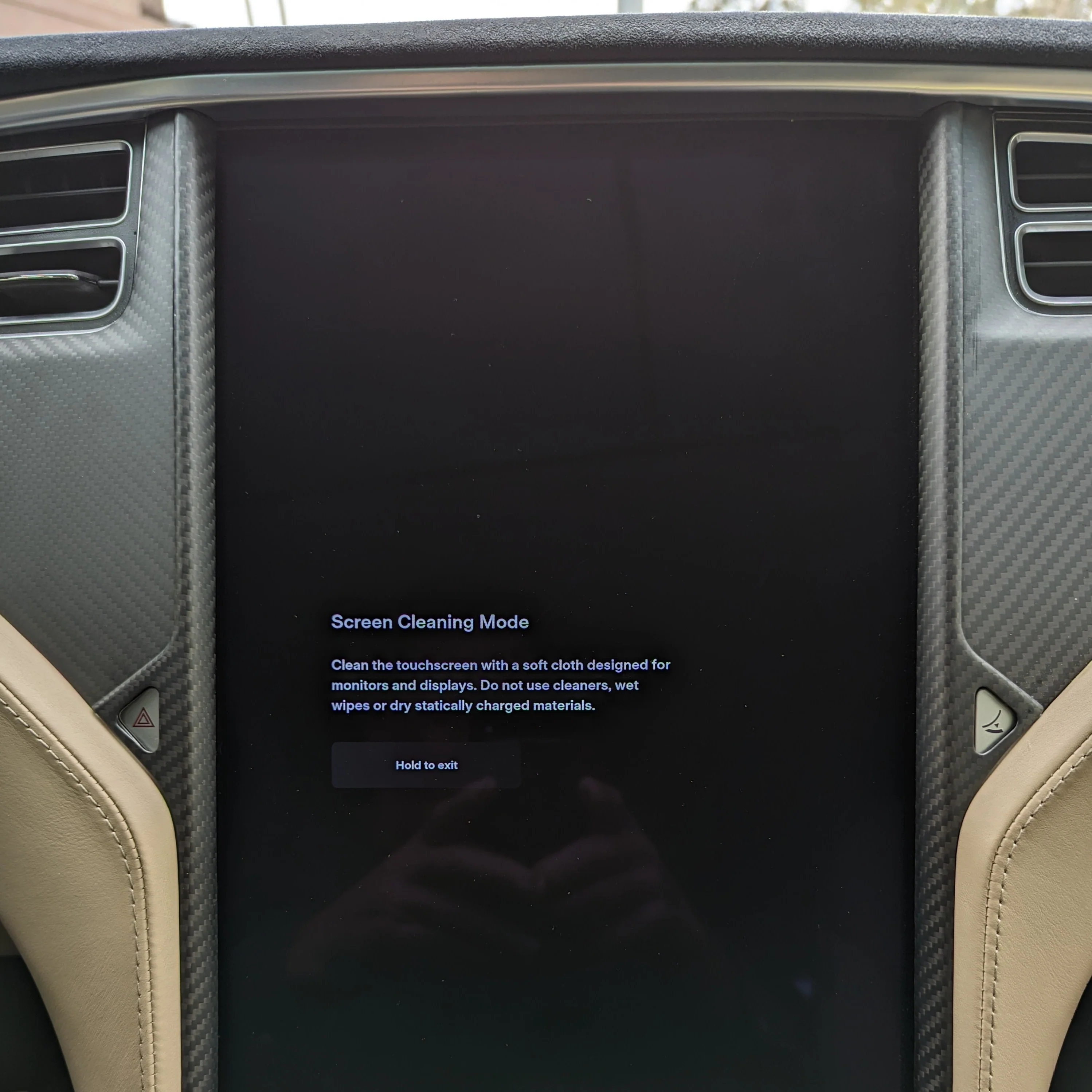 2012-2020 | Model S & X Display Screen Bezel Overlay - Real Molded Carbon Fiber - Image 5