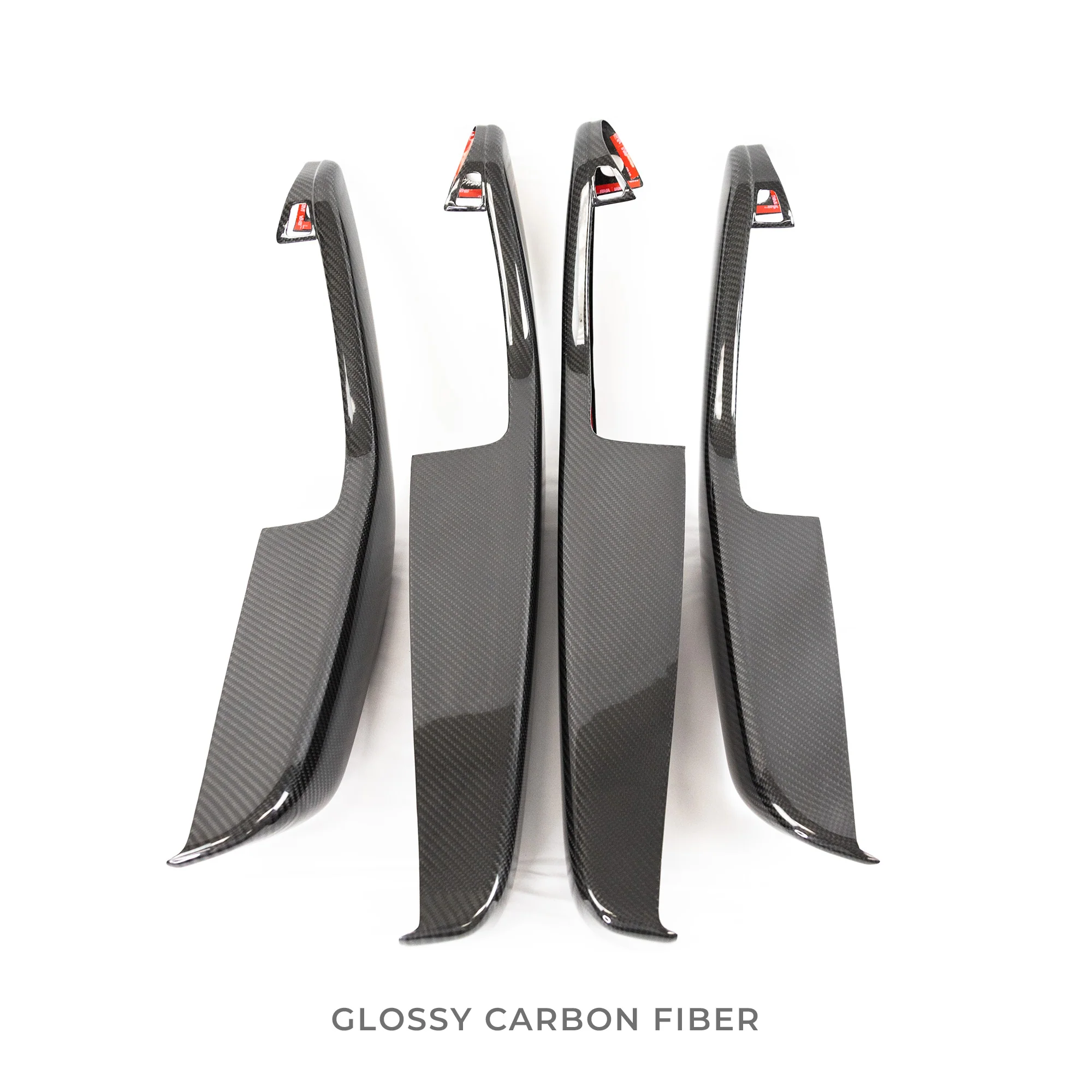 2020-2025 | Model Y Front & Rear Door Armrest Overlays (4 Pieces) - Real Dry Molded Carbon Fiber - Image 20