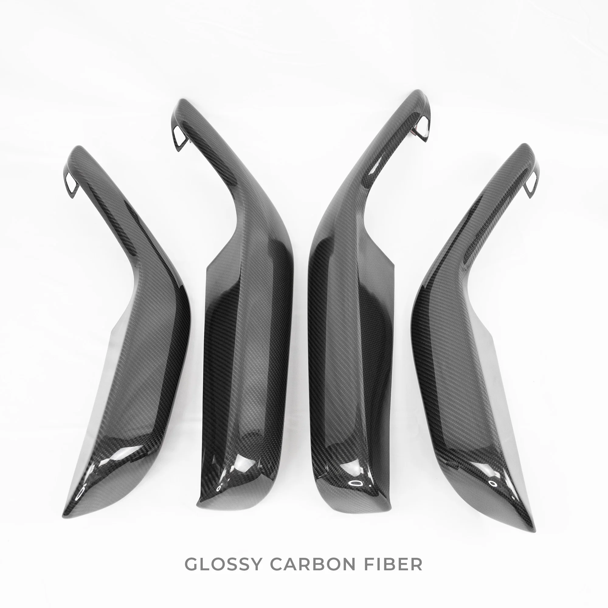 2020-2025 | Model Y Front & Rear Door Armrest Overlays (4 Pieces) - Real Dry Molded Carbon Fiber - Image 22