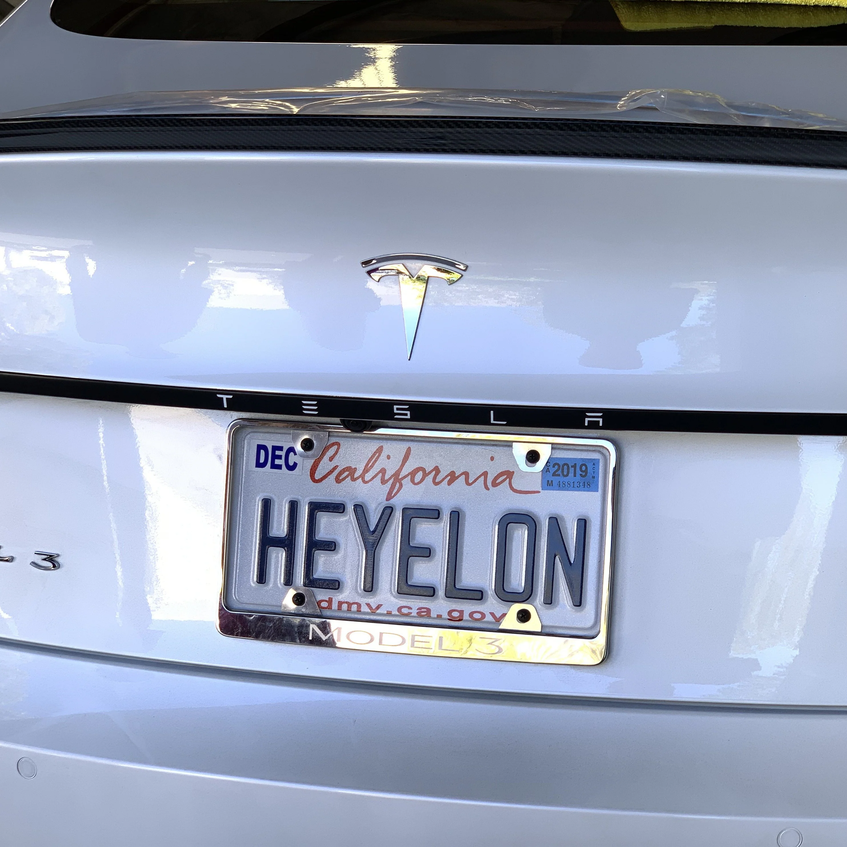 Model 3 Aluminum Tailgate Applique - Approx. 30.5" Length - Image 4