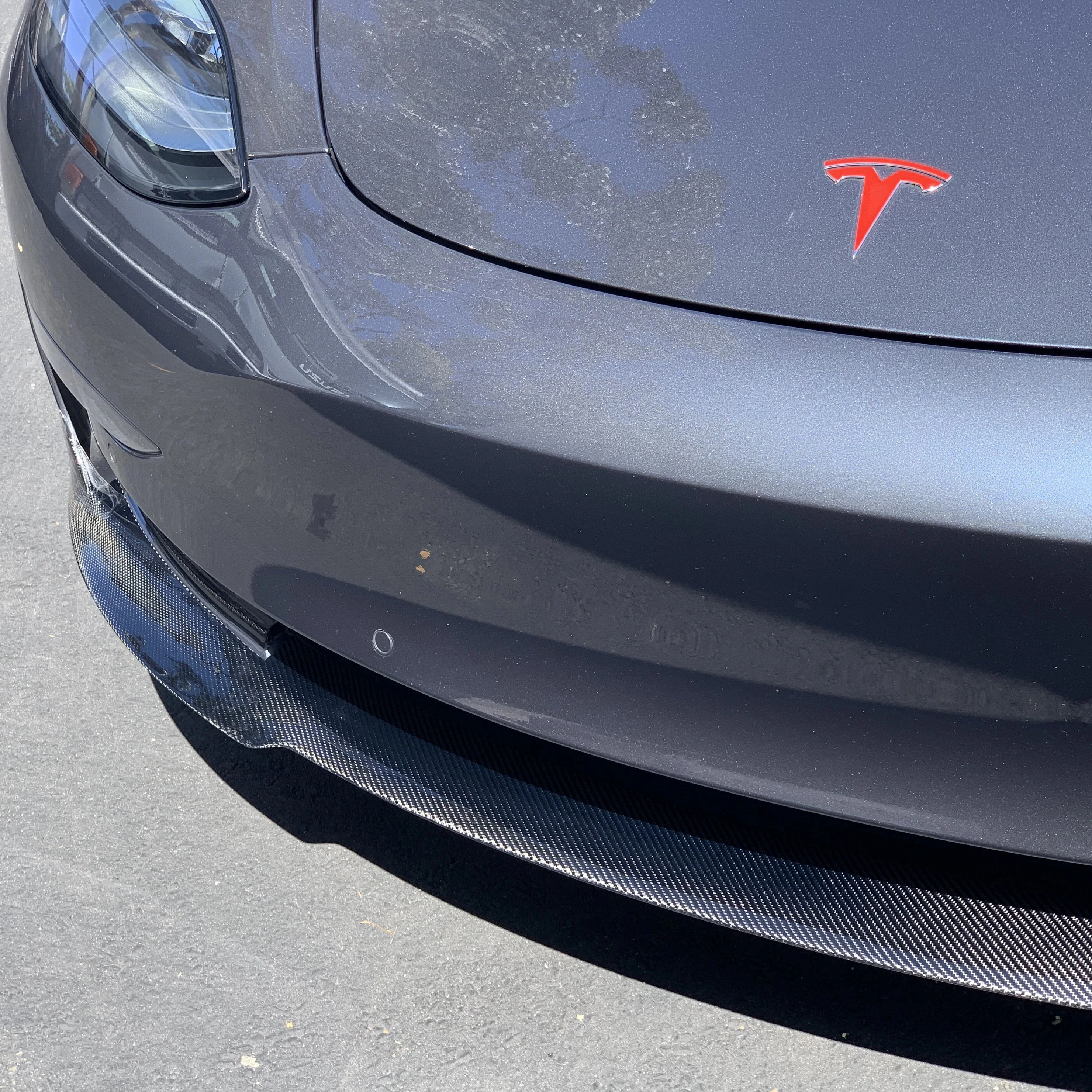 2017-2023 | Model 3 Front Lip Gen. 2 - Real Molded Carbon Fiber - Image 12