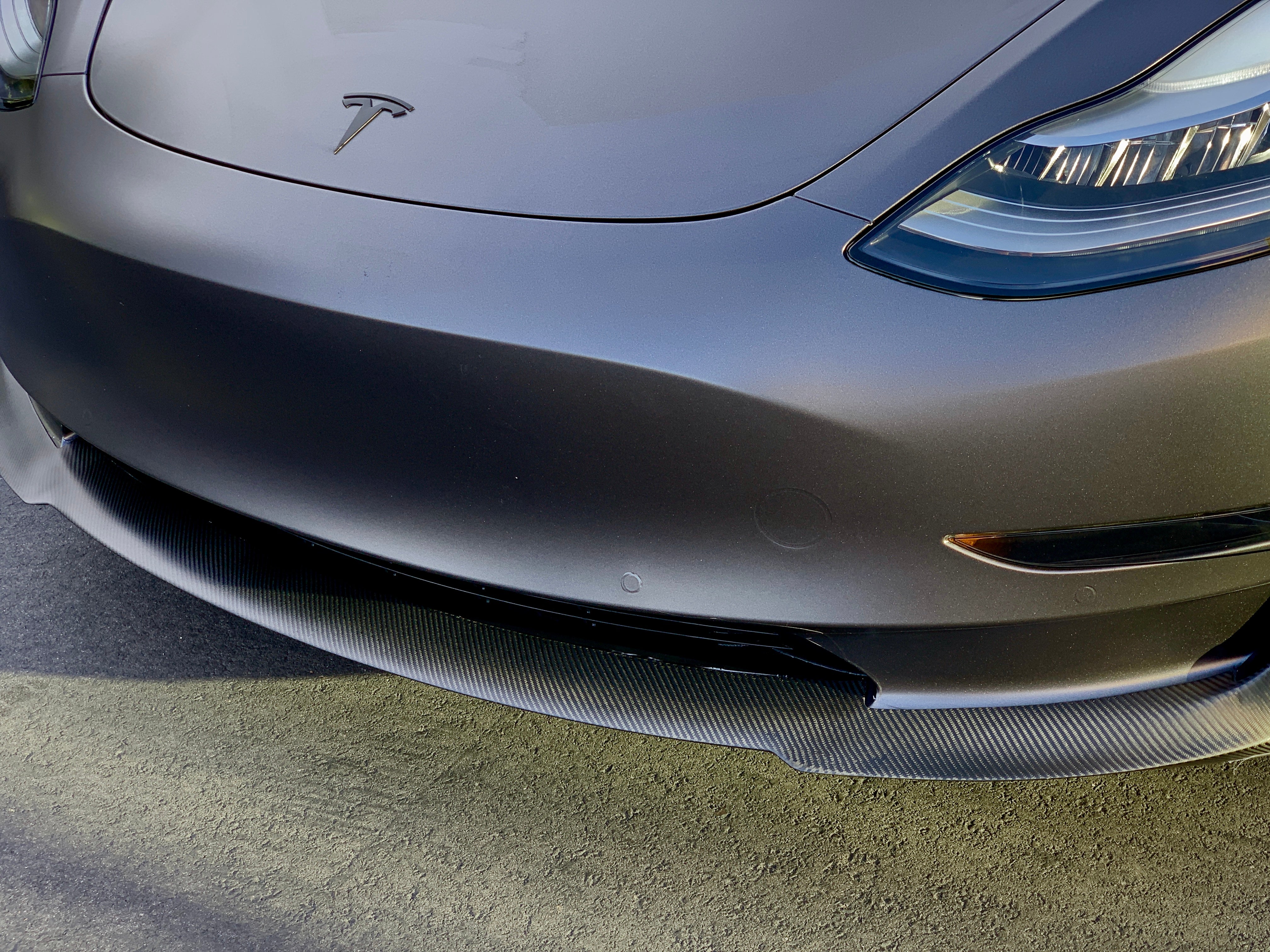 2017-2023 | Model 3 Front Lip Gen. 2 - Real Molded Carbon Fiber - Image 24