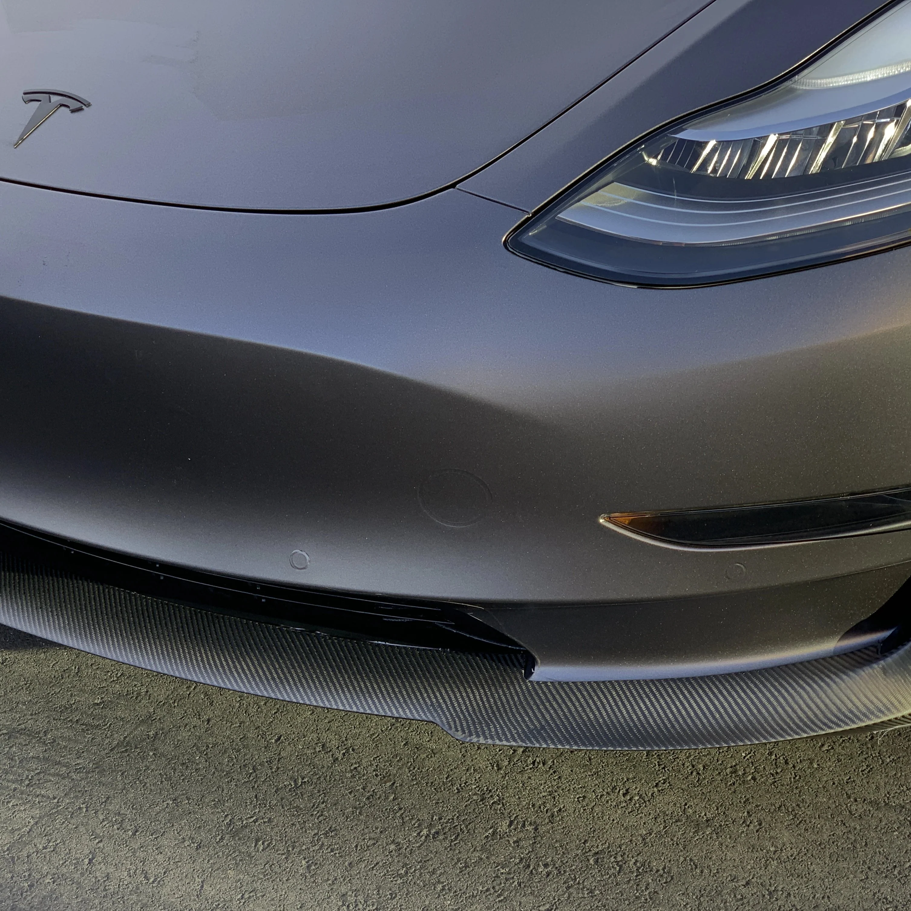 2017-2023 | Model 3 Front Lip Gen. 2 - Real Molded Carbon Fiber - Image 5