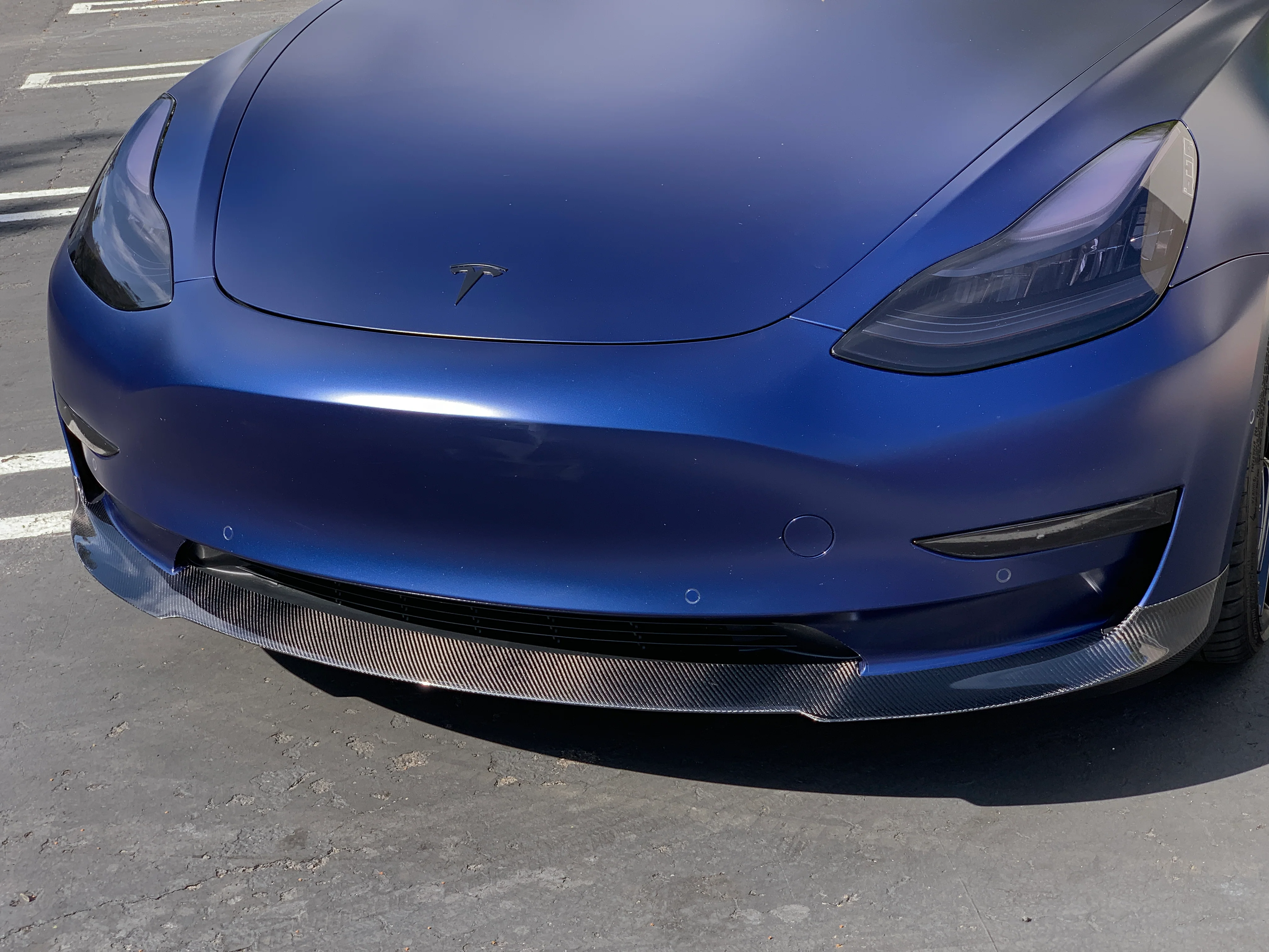 2017-2023 | Model 3 Front Lip Gen. 2 - Real Molded Carbon Fiber - Image 8