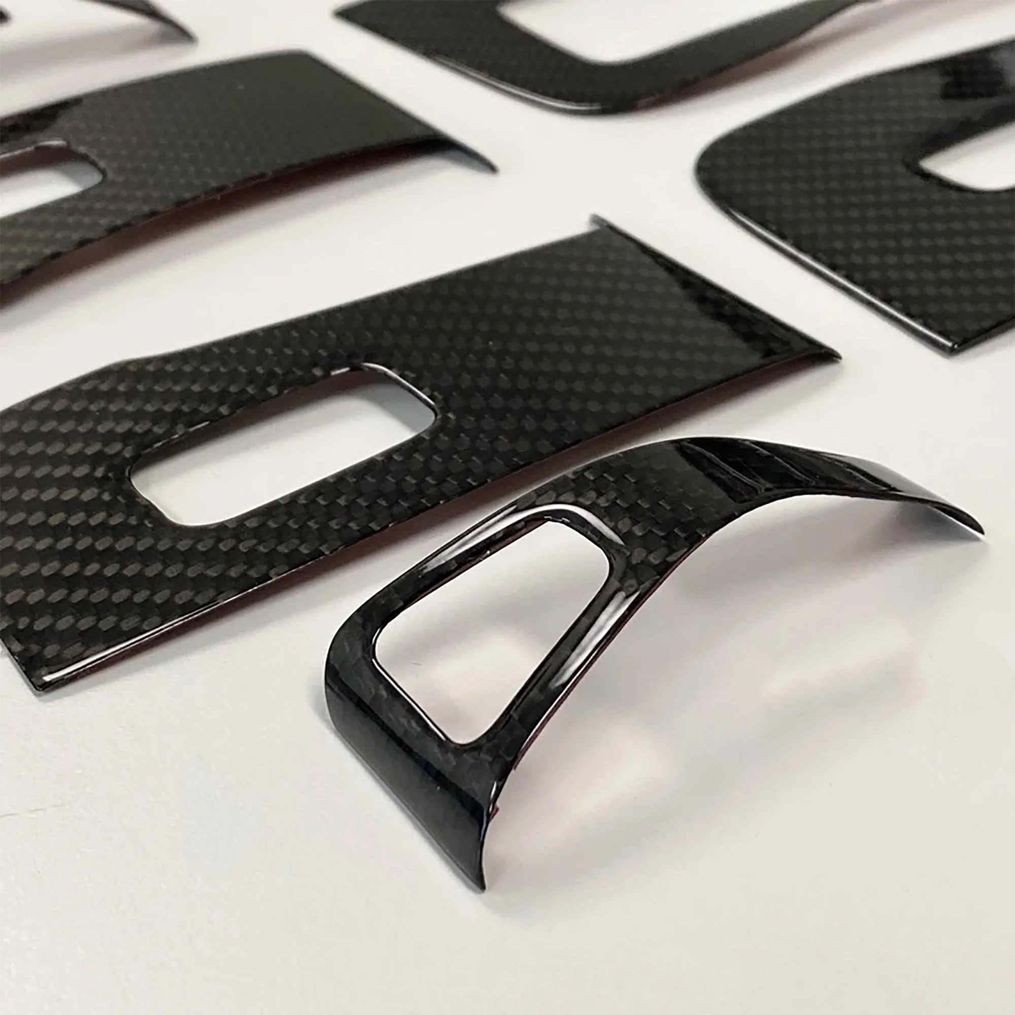 Model 3 & Y Window & Door Switch (10 Piece Kit) - Real Molded Carbon Fiber - Image 5