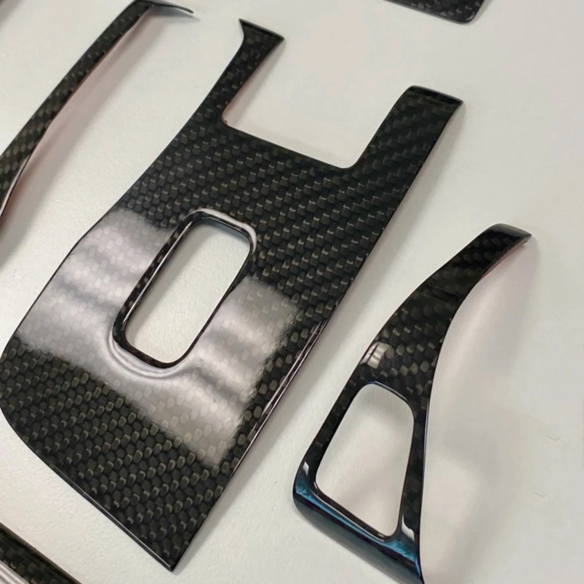 Model 3 & Y Window & Door Switch (10 Piece Kit) - Real Molded Carbon Fiber - Image 9