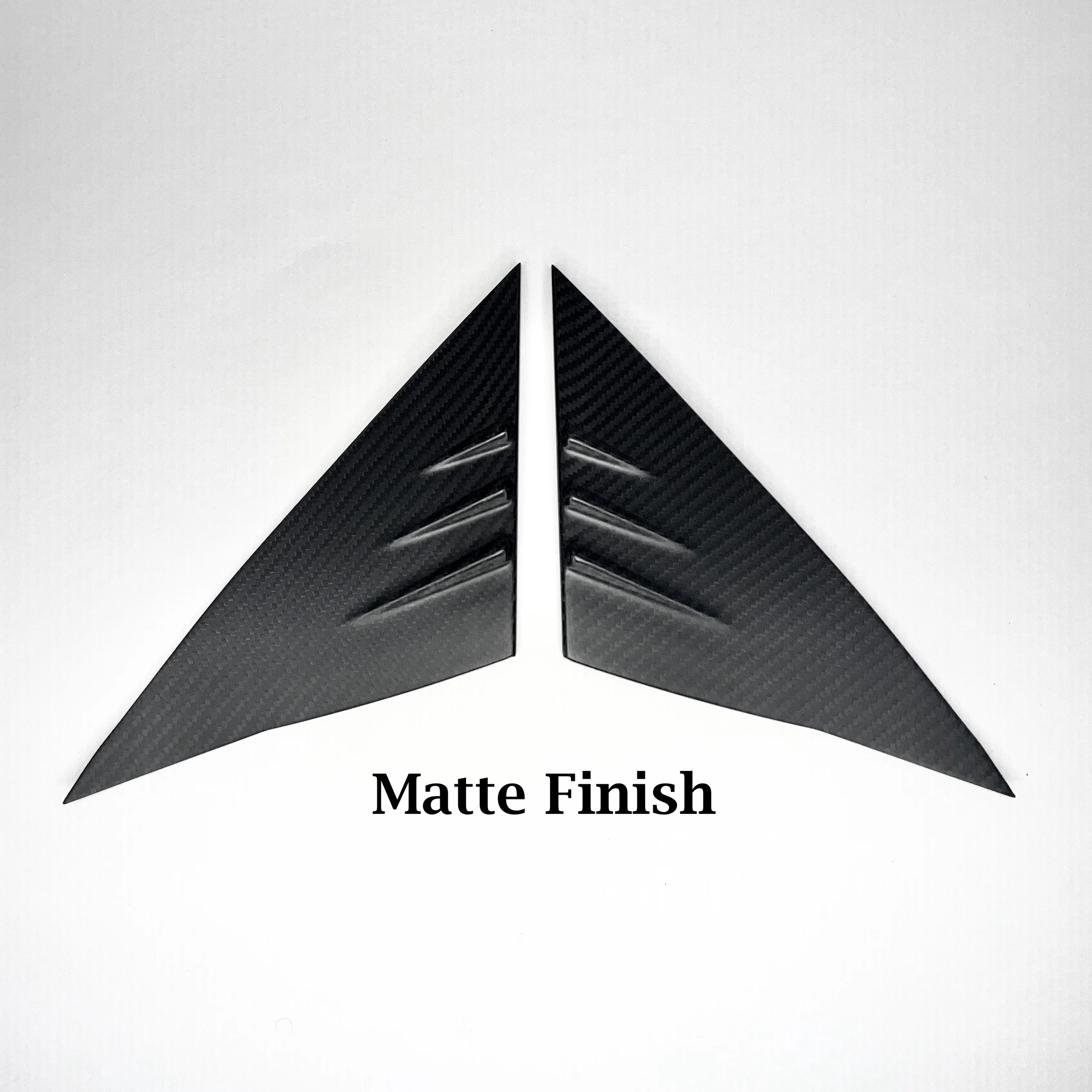 Model 3 A-Pillar Accent Overlays (1 Pair) - Real Molded Carbon Fiber - Image 4