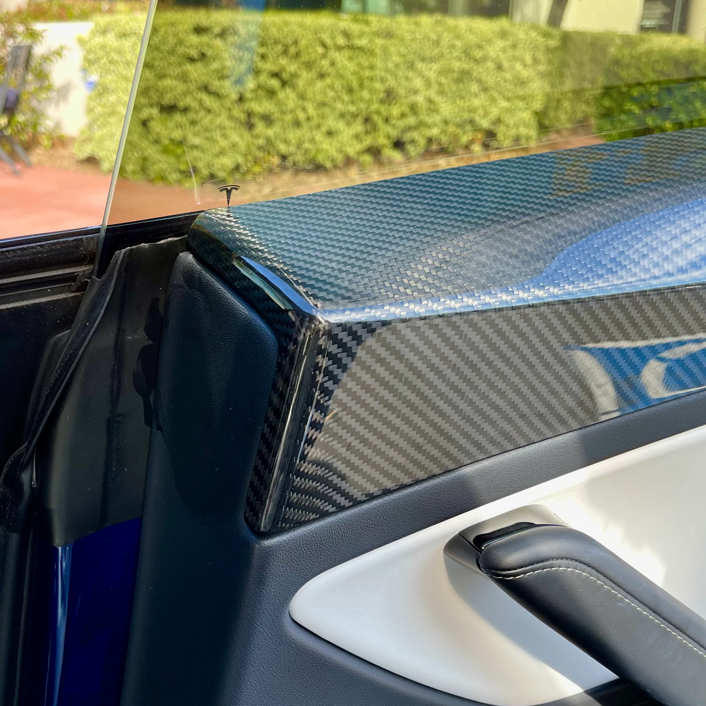 2017- 2023 | Model 3 Rear Door Panel Overlays - Real Molded Carbon Fiber - Image 5
