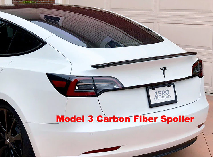 2017-2023 | Model 3 Blade Spoiler - Real Molded Carbon Fiber - Image 8