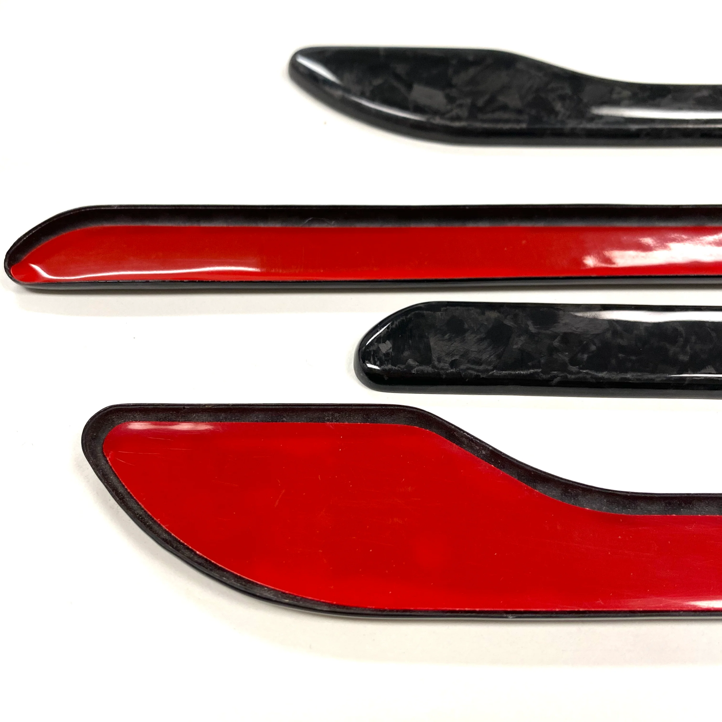 Model 3 Door Handle Overlays - Real Forged Carbon Fiber - Image 8