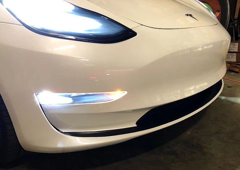 Model 3 Front Bumper Apron - 3M Vinyl Applique - Image 3