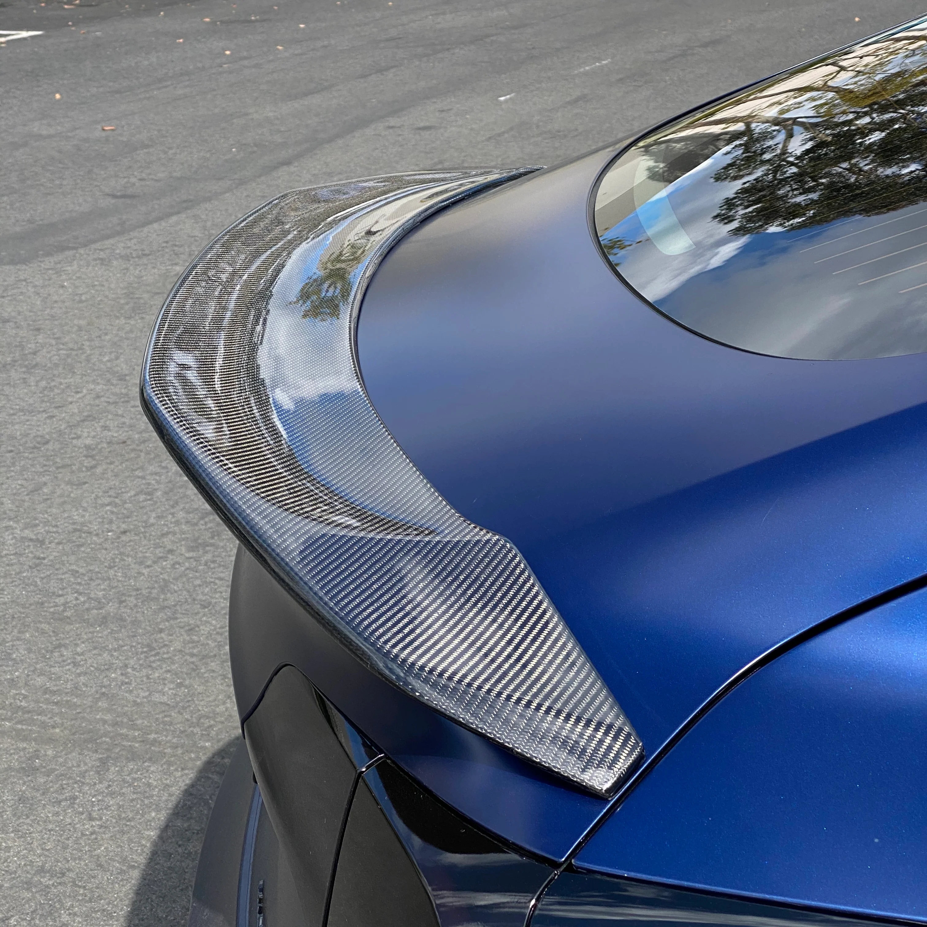 2017-2023 | Model 3 Jupiter V-Style Spoiler - Real Molded Carbon Fiber - Image 6