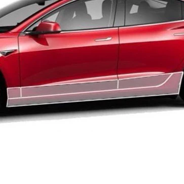 Model 3 Lower Door & Rocker Panel Paint Protection Kit - Clear Bra - Image 5
