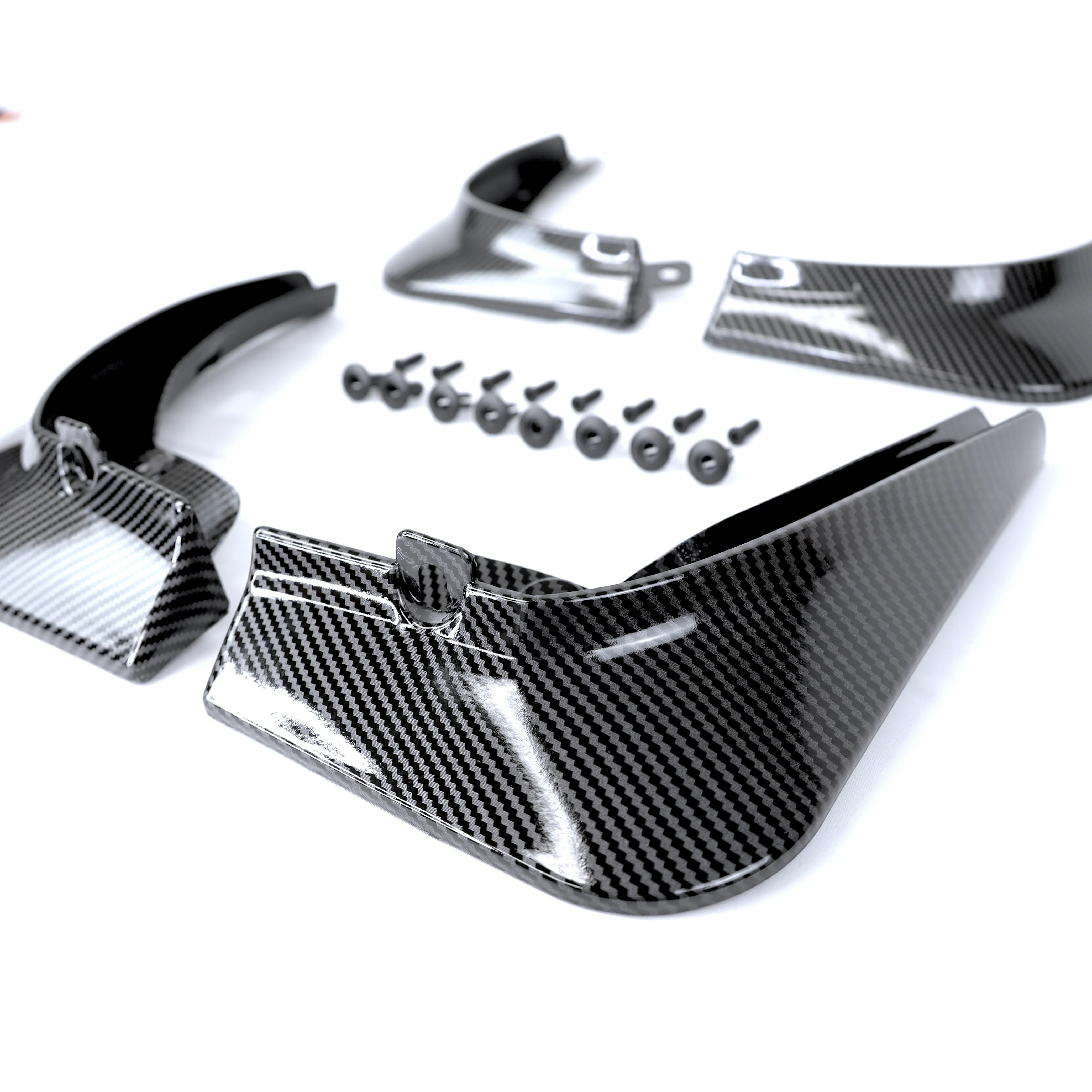 Model 3 Mud Flaps Screwless - Glossy Carbon Fiber Look - (Set of 4) - Image 6