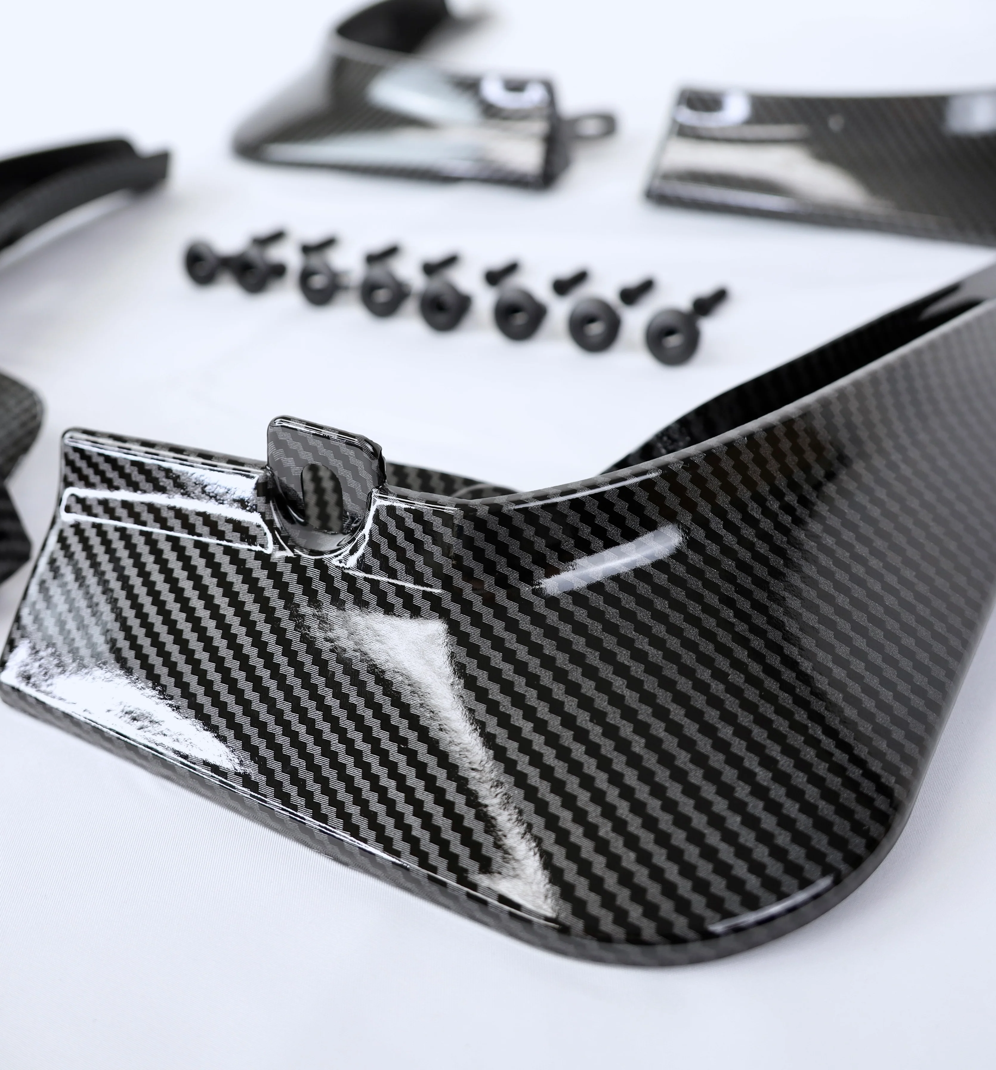 Model 3 Mud Flaps Screwless - Glossy Carbon Fiber Look - (Set of 4) - Image 7