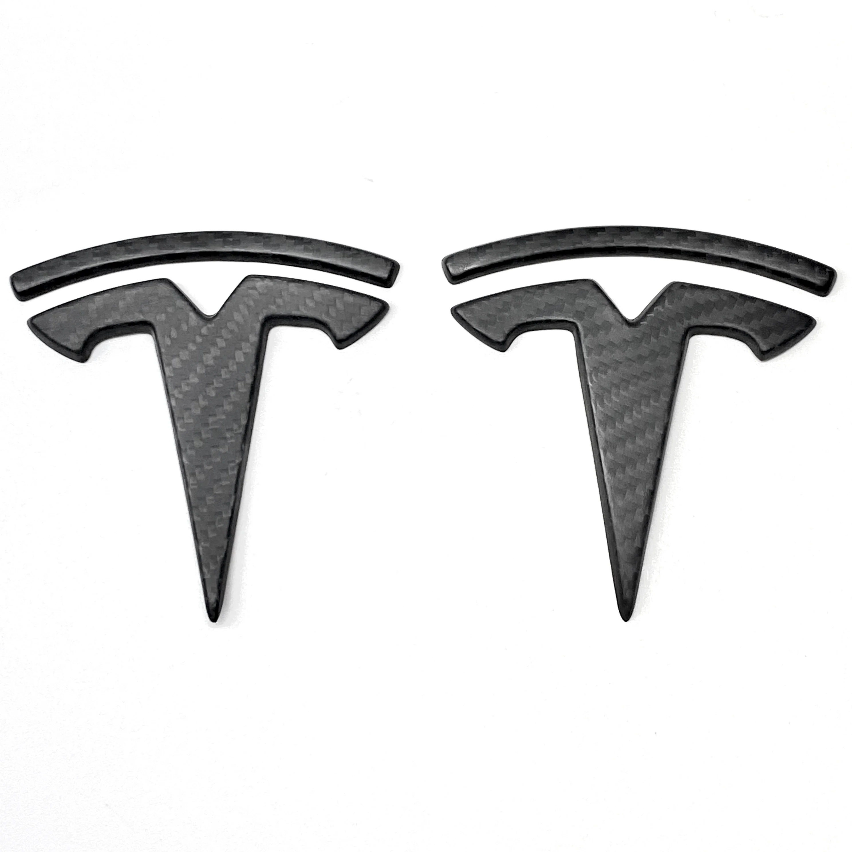 Model 3 ABS Plastic T Logo Caps (4 pieces) Front & Rear - Variety* - Image 4