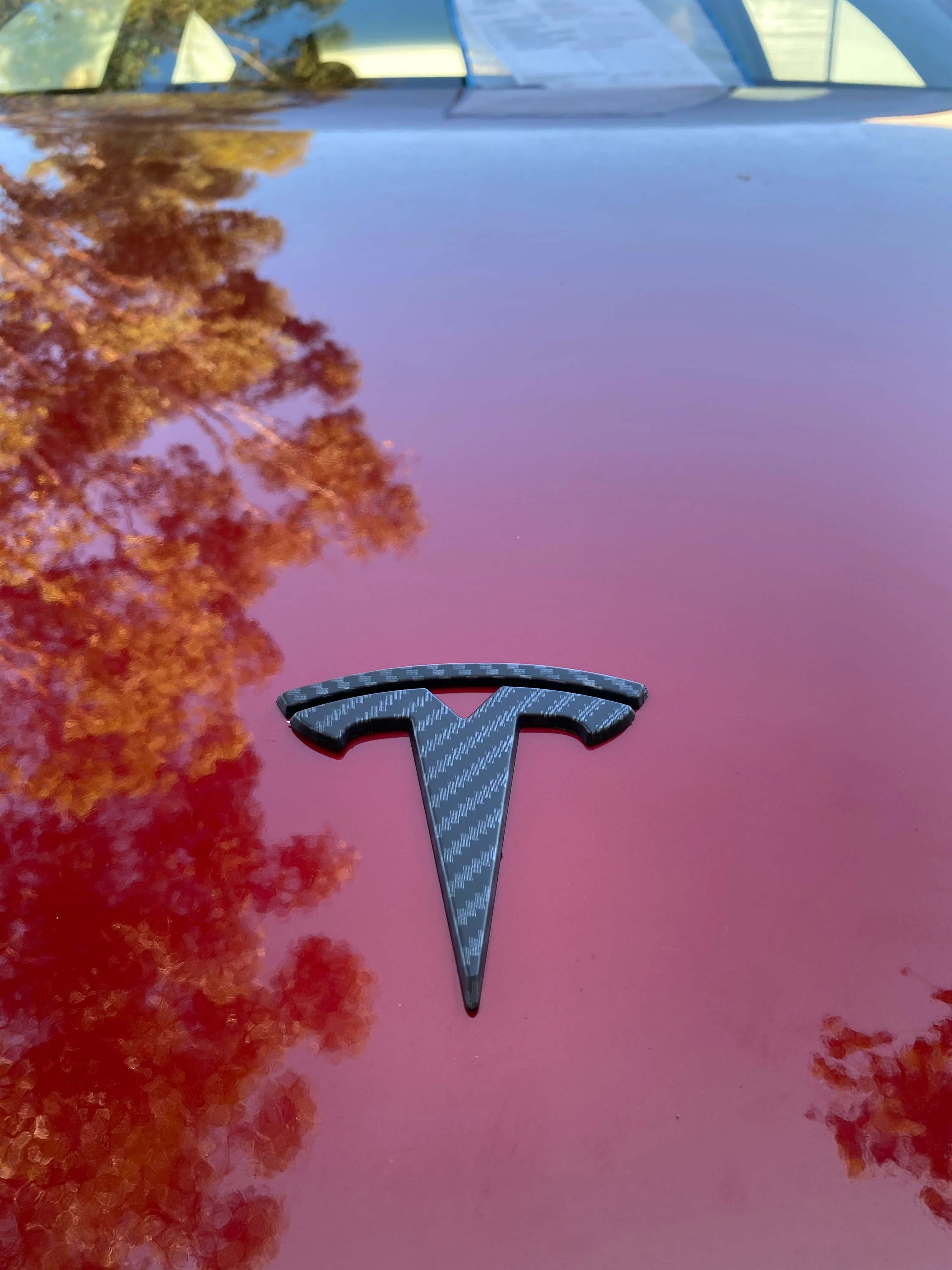 Model 3 ABS Plastic T Logo Caps (4 pieces) Front & Rear - Variety* - Image 8