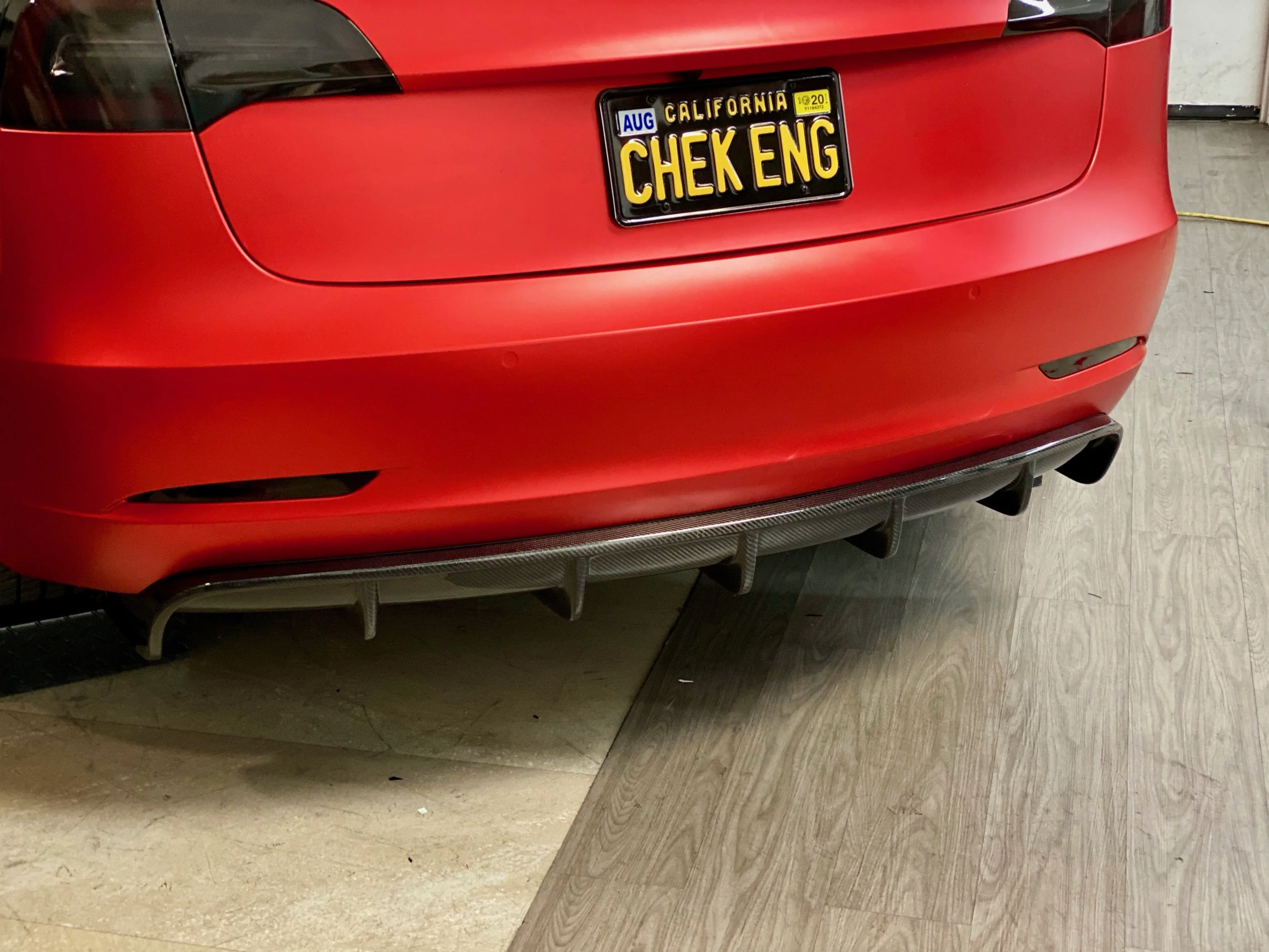 2017-2023 | Model 3 Razzo Aero Diffuser - Real Molded Carbon Fiber - Image 5