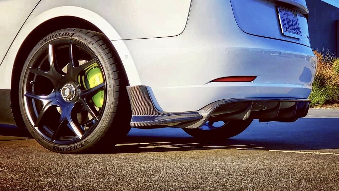 2017-2023 | Model 3 Razzo Aero Diffuser - Real Molded Carbon Fiber - Image 7