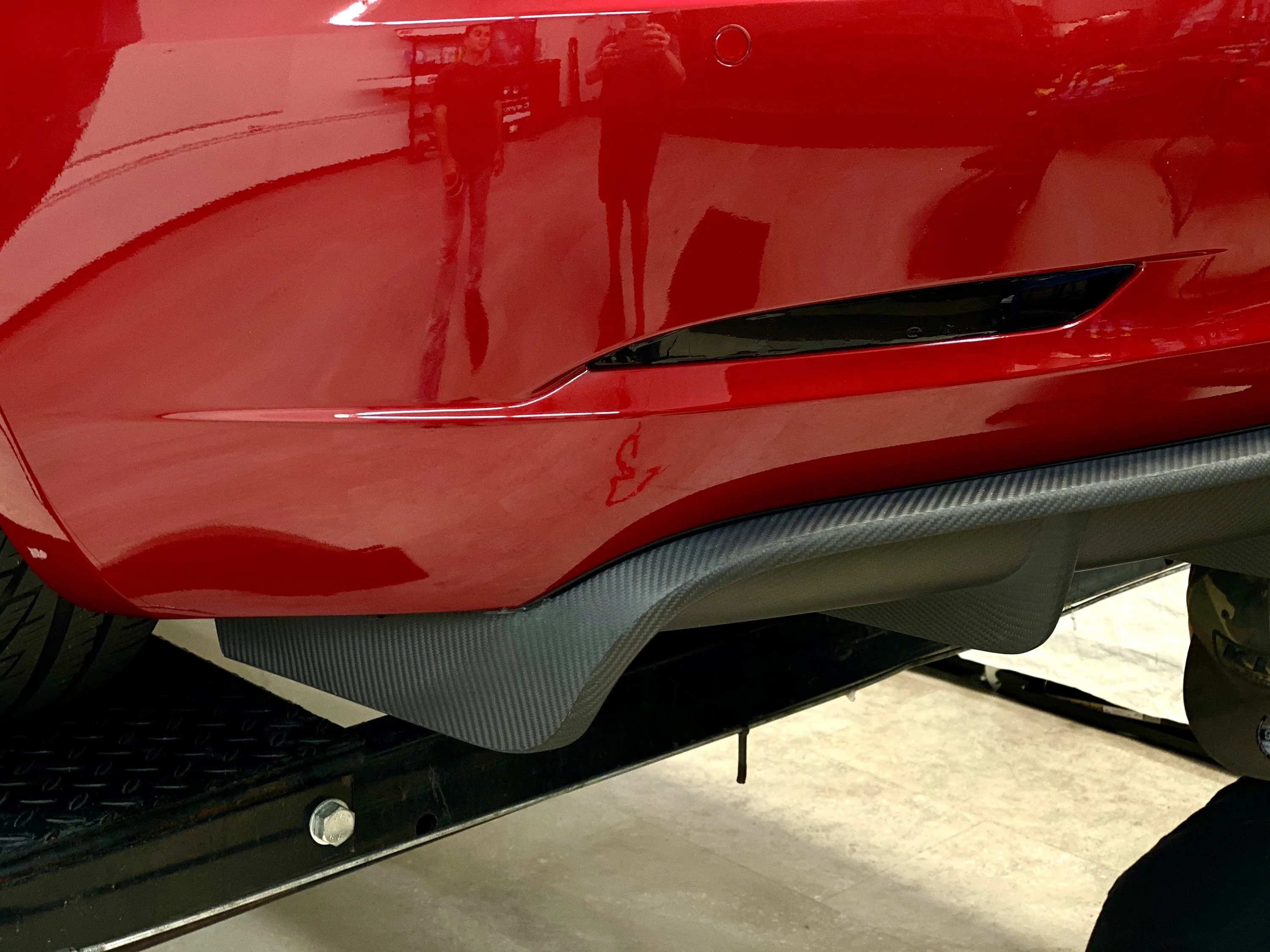 2017-2023 | Model 3 Razzo Aero Diffuser - Real Molded Carbon Fiber - Image 9